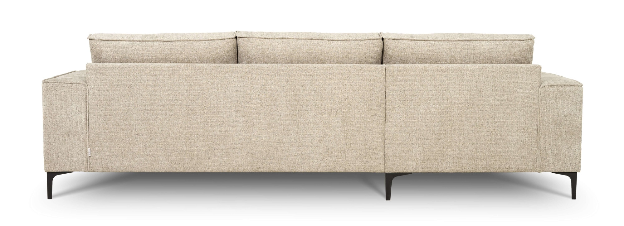 OTTO home Ecksofa »Polsterecke, Sofa, Oland mit modernem Chenille-Bezug« L-Form, 280 cm, Wellenunterfederung, Skandi-Design, Metallfüße