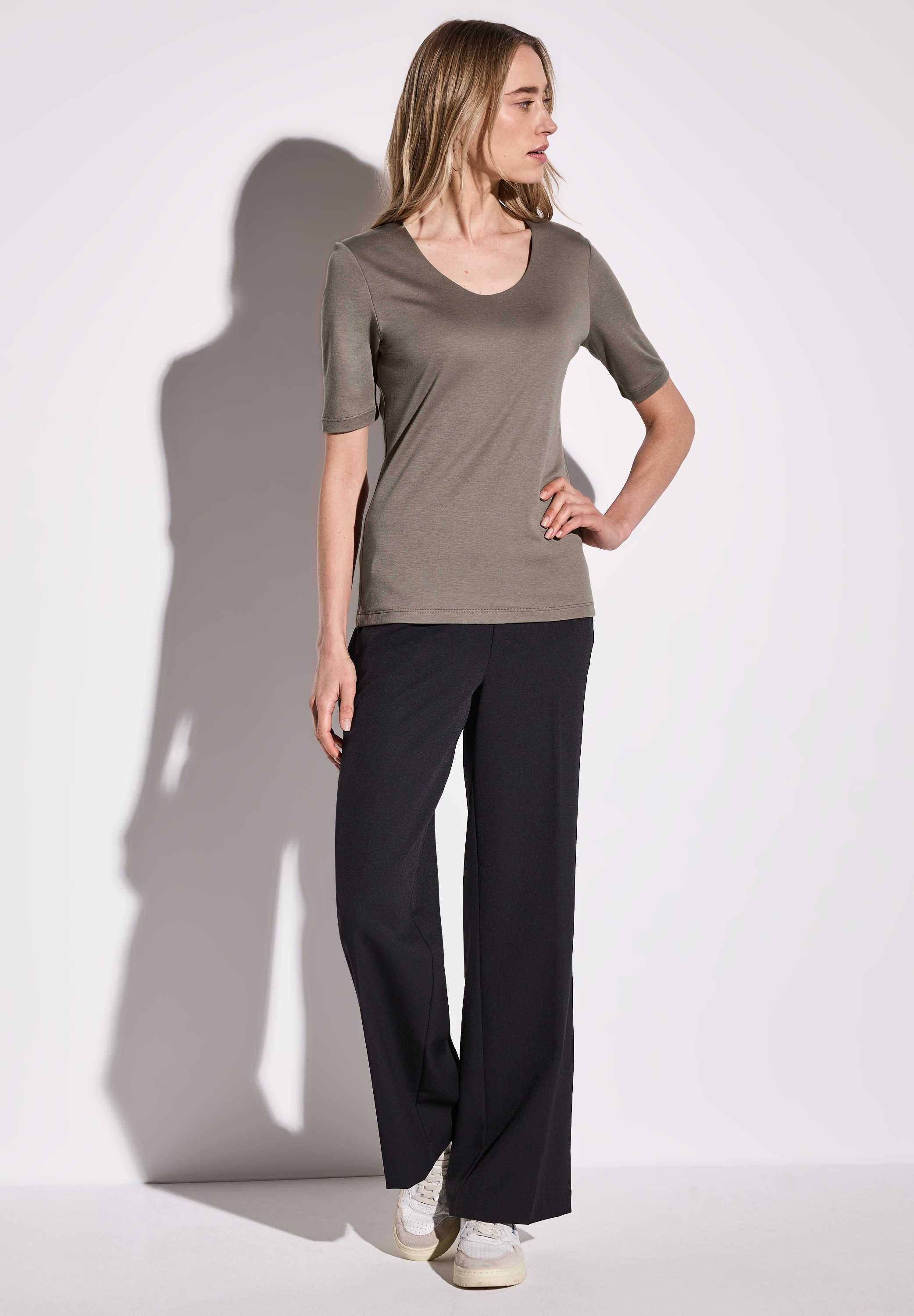 STREET ONE T-Shirt, im soften Baumwoll-Mix