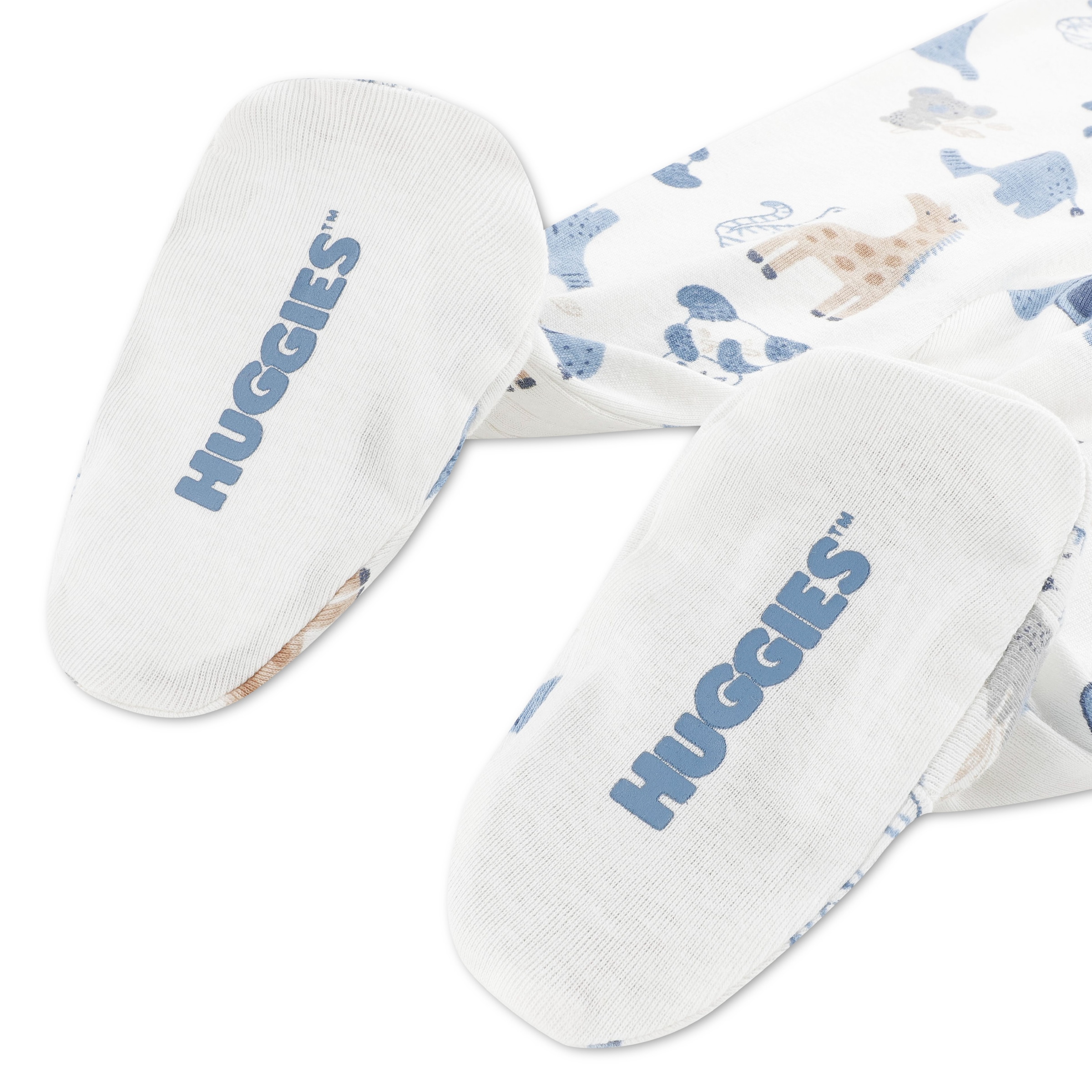 HUGGIES babywear Overall »HUGB FOOTED COVERALL« Strampler mit langen Armen und Füßen /  Allover-Print / für Boys