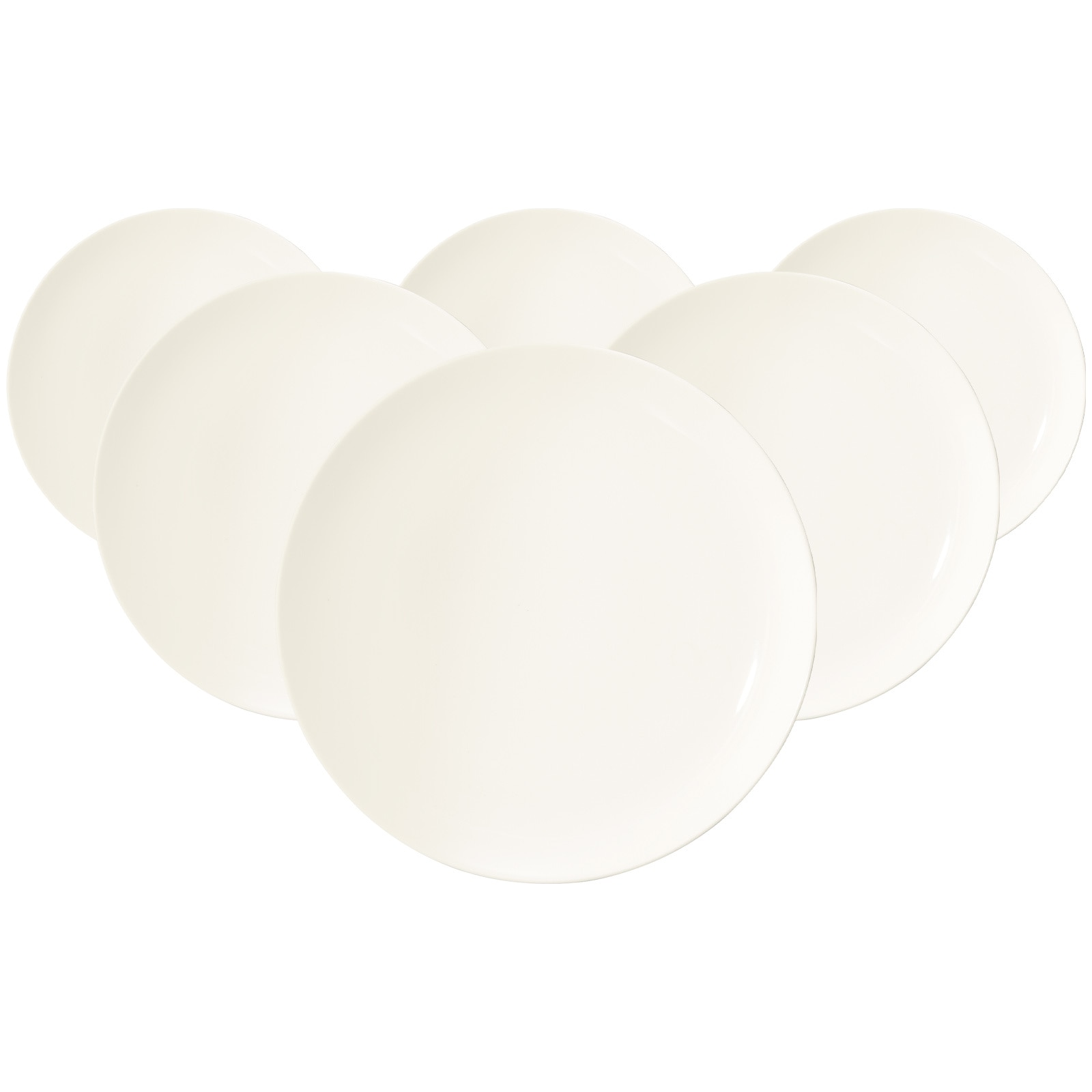 Speiseteller SELTMANN WEIDEN "Speiseteller Savona Fine Diamond ø 27,7 cm 6er Set creme", creme, B:27,7cm H:2,8cm T:27,7cm Ø:27,7cm, Speiseteller, Speiseteller, Spülmaschinenfest, Mikrowellensicher, Ofenfest
