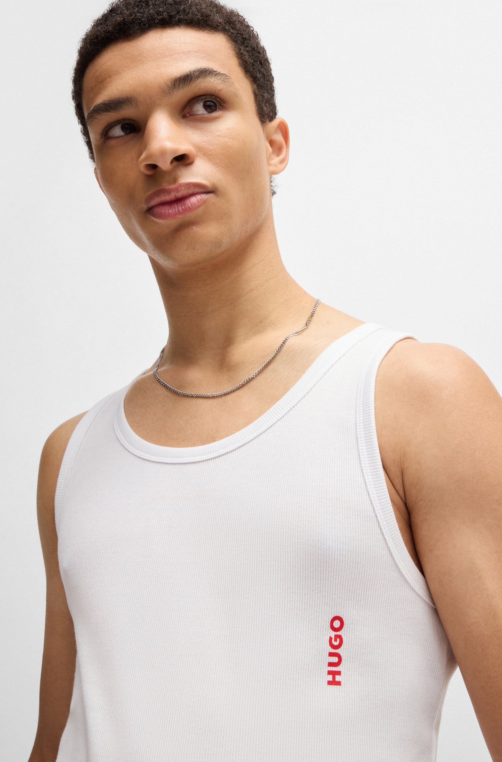 HUGO Underwear Tanktop »Twin Pack«, (Packung, 2 tlg.), mit Markenlabel in Kontrastfarbe