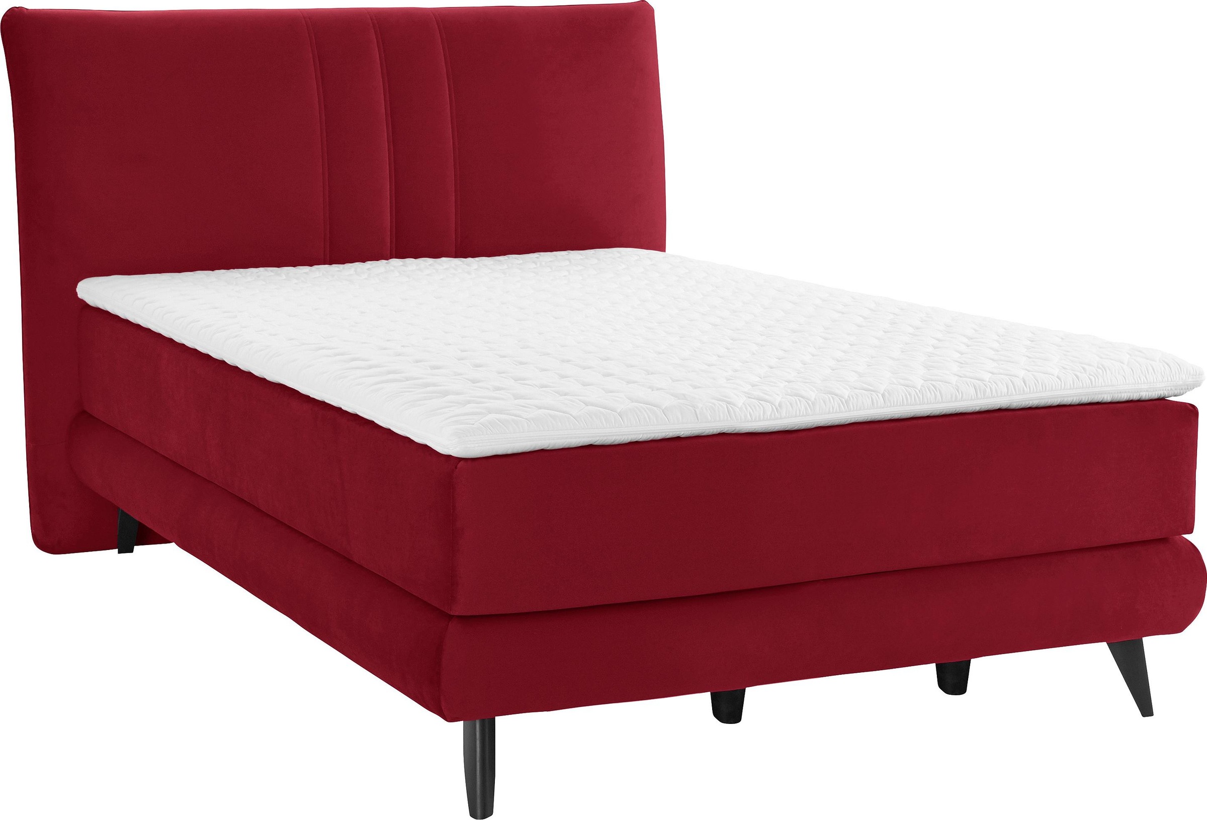 Places of Style Boxspringbett »Skien«, incl. Kaltschaumtopper, 2 Härtegrade, 3 Ausführungen
