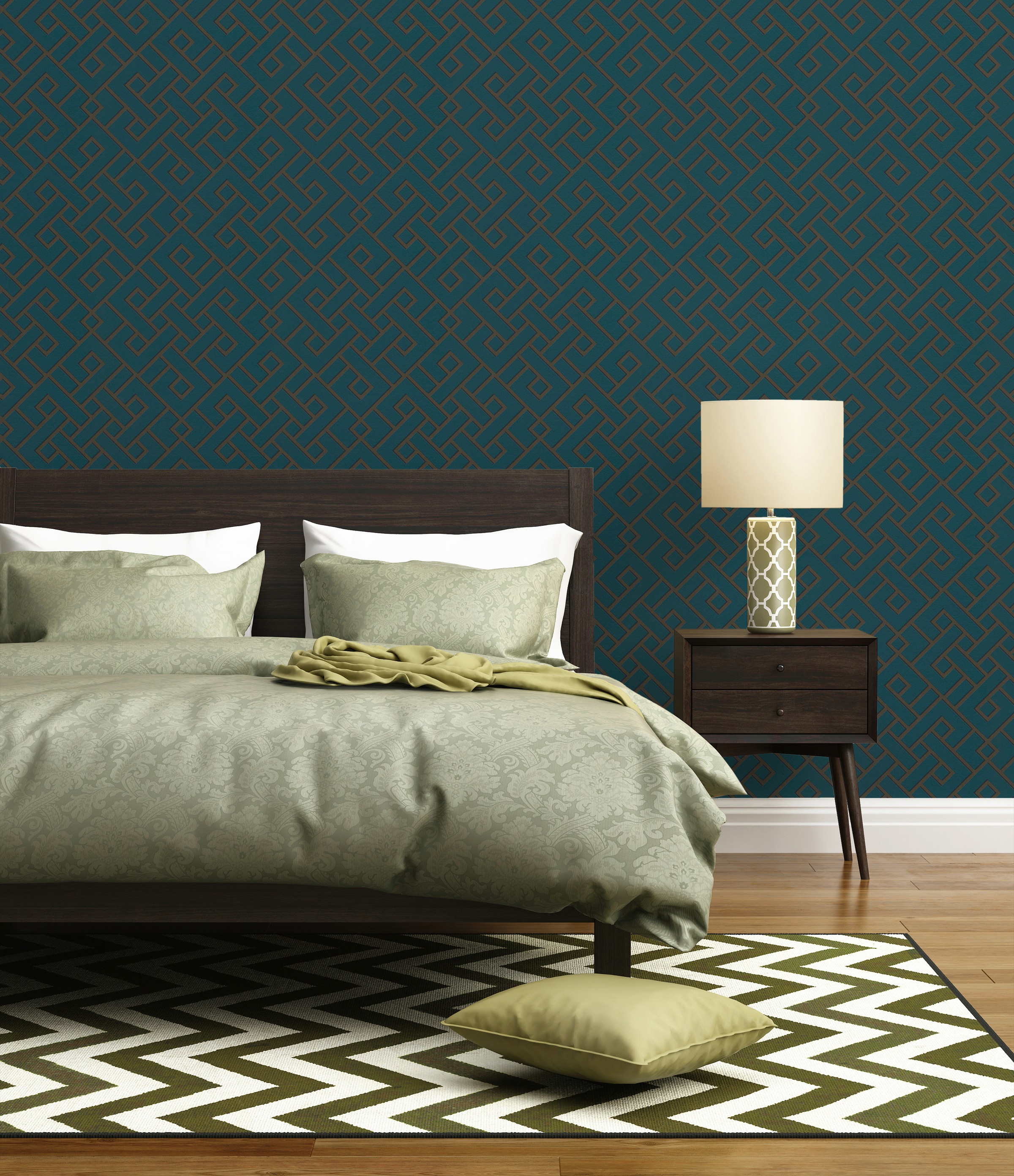 METROPOLIS BY MICHALSKY LIVING Vliestapete »Change is good, Magic Meander«, geometrisch-grafisch-Motiv, Designertapete Tapete Geometrisch Tapeten Wohnzimmer Schlafzimmer Flur