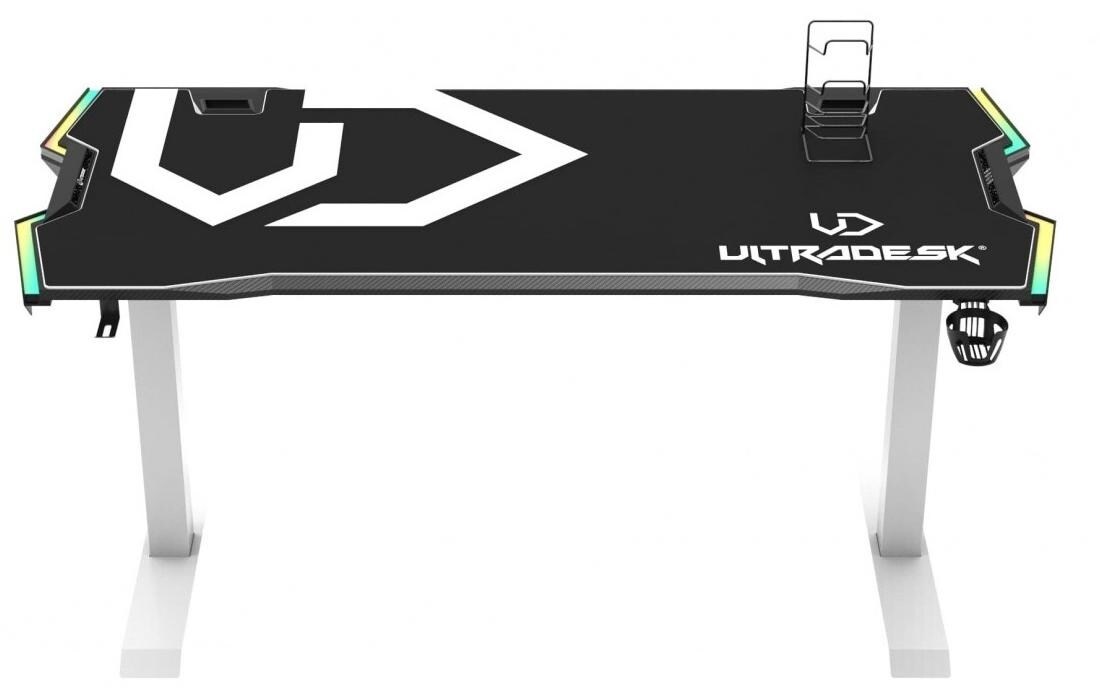 ULTRADESK Gamingtisch »Force Weiss«