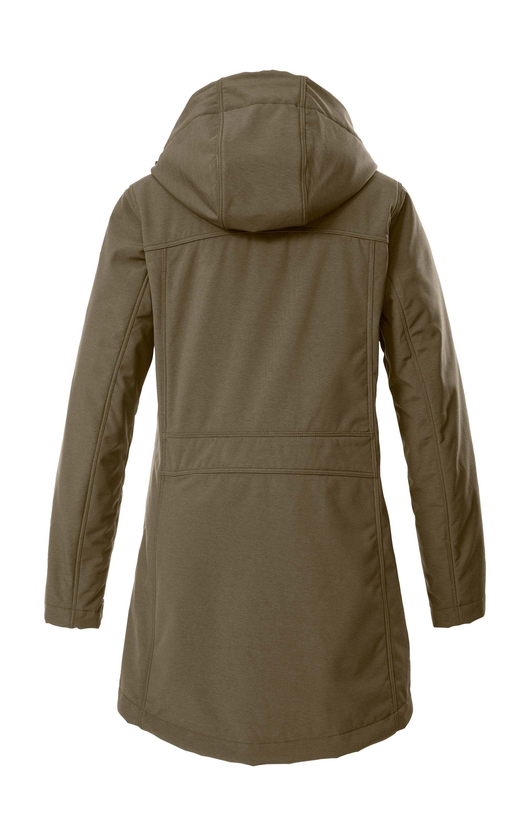 G.I.G.A. DX by killtec Softshellparka »GW 36 WMN SFTSHLL PRK«, Softshellparka: wasserdicht, atmungsaktiv, Teddyfell, recycelte Materialien