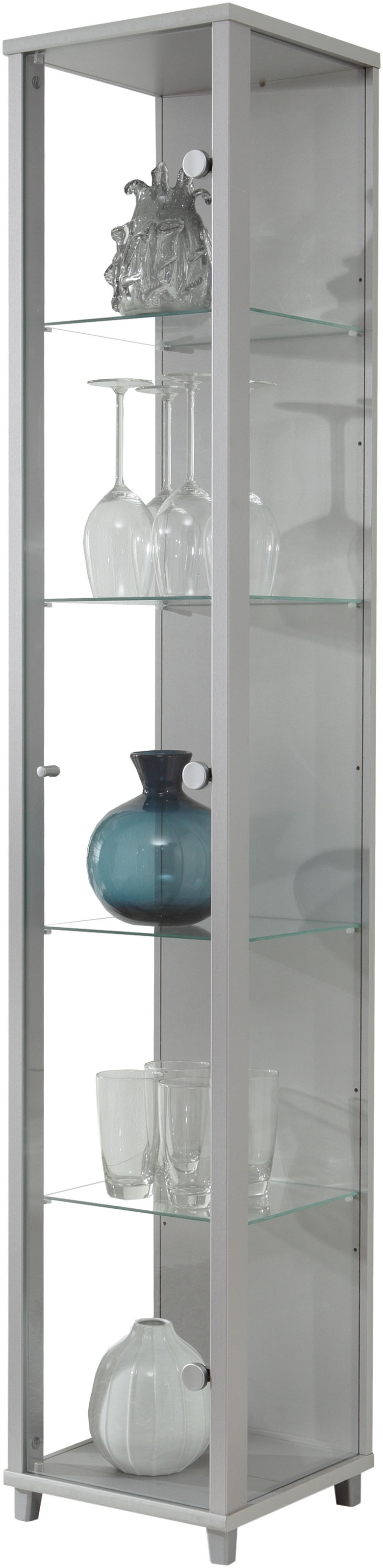 fif möbel Vitrine »OPTIMA Höhe ca. 172 cm«, Standvitrine/Glasvitrine 1x Glastür,perfekt für Sammler,Sammlervitrine