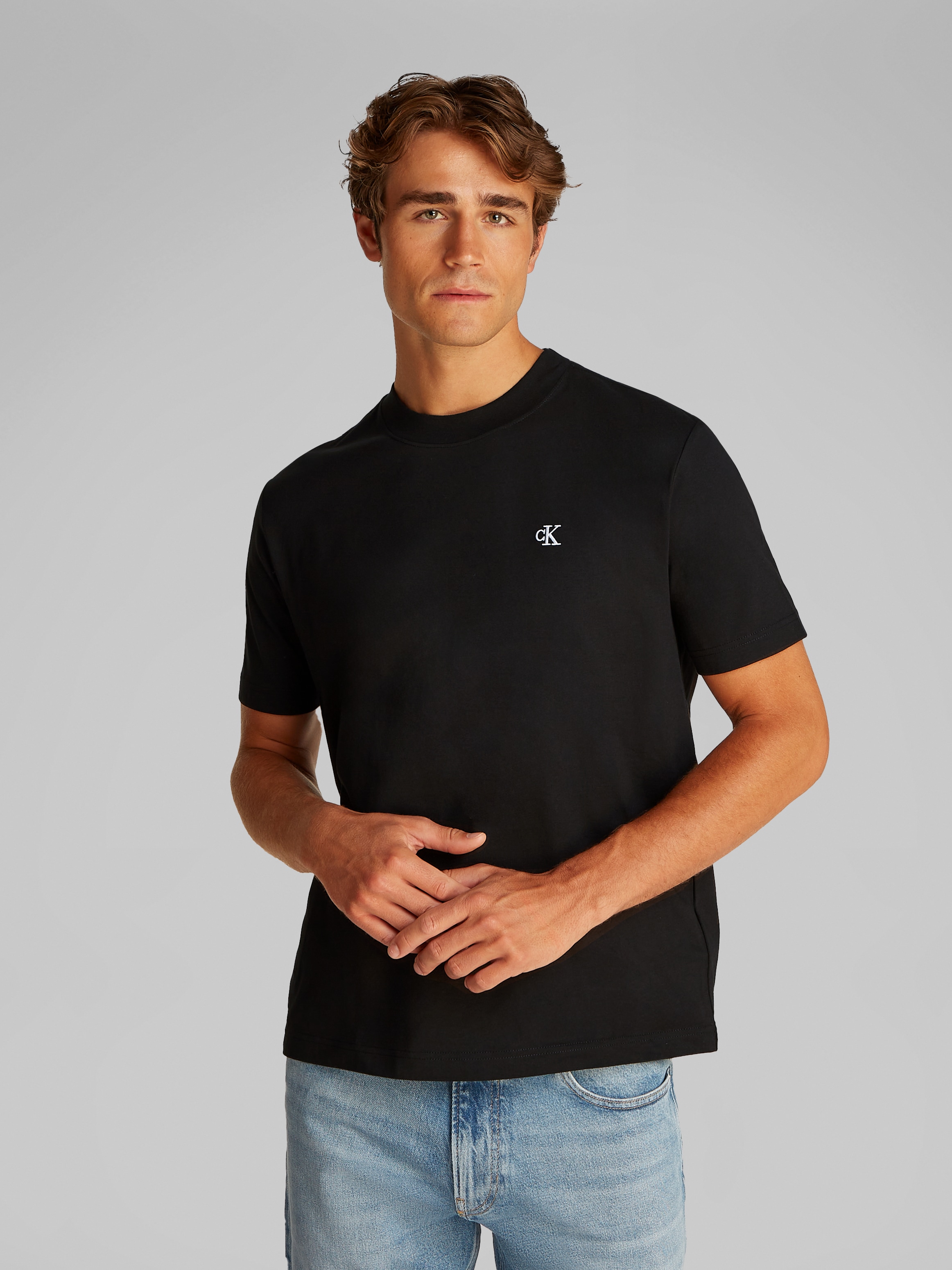 Calvin Klein Jeans T-Shirt "SERIF FONT GRAPHIC TEE", mit großem Logo am Rüc günstig online kaufen