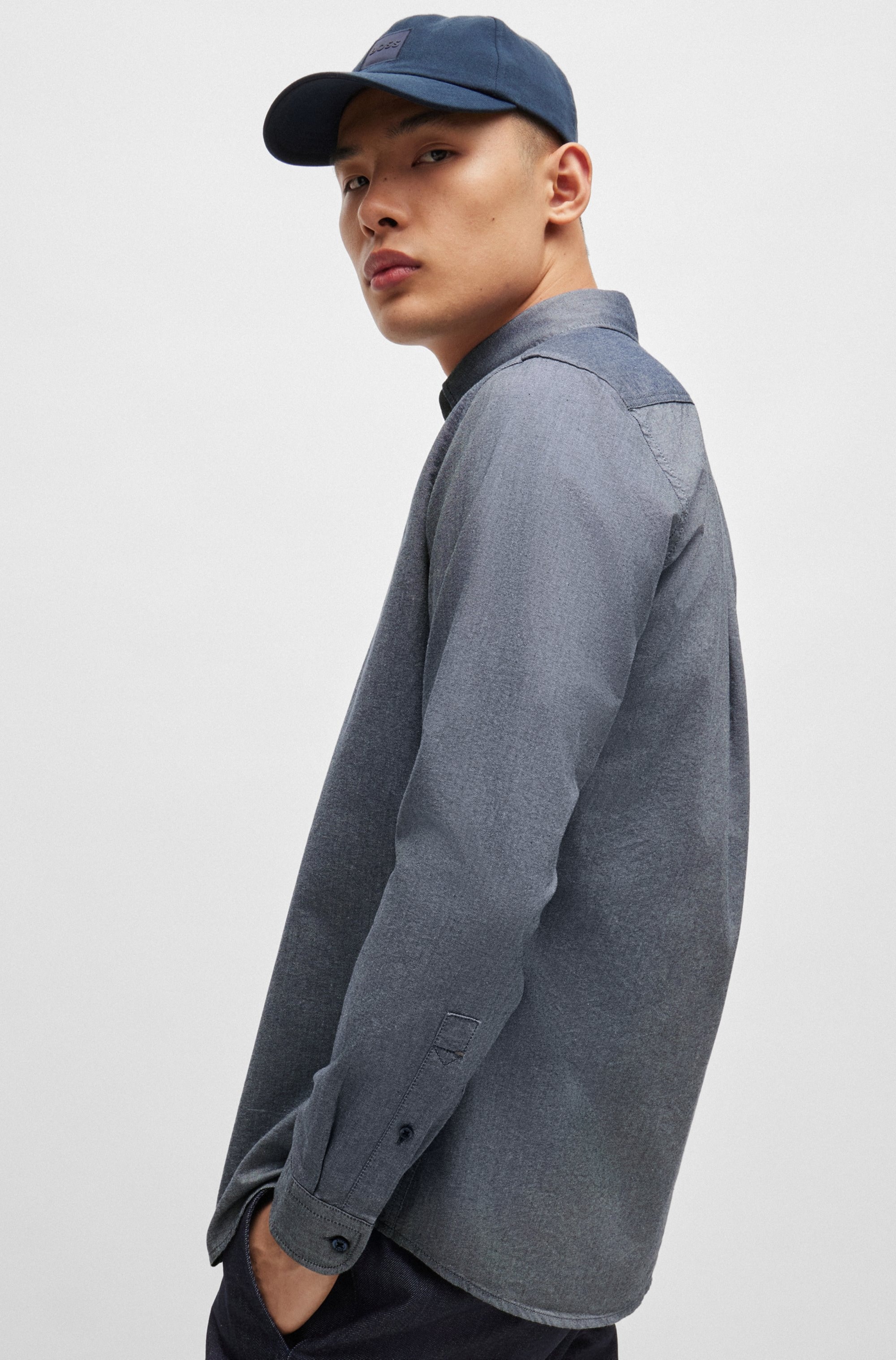 BOSS ORANGE Businesshemd »Rickert_M«, mit Button-down-Kragen