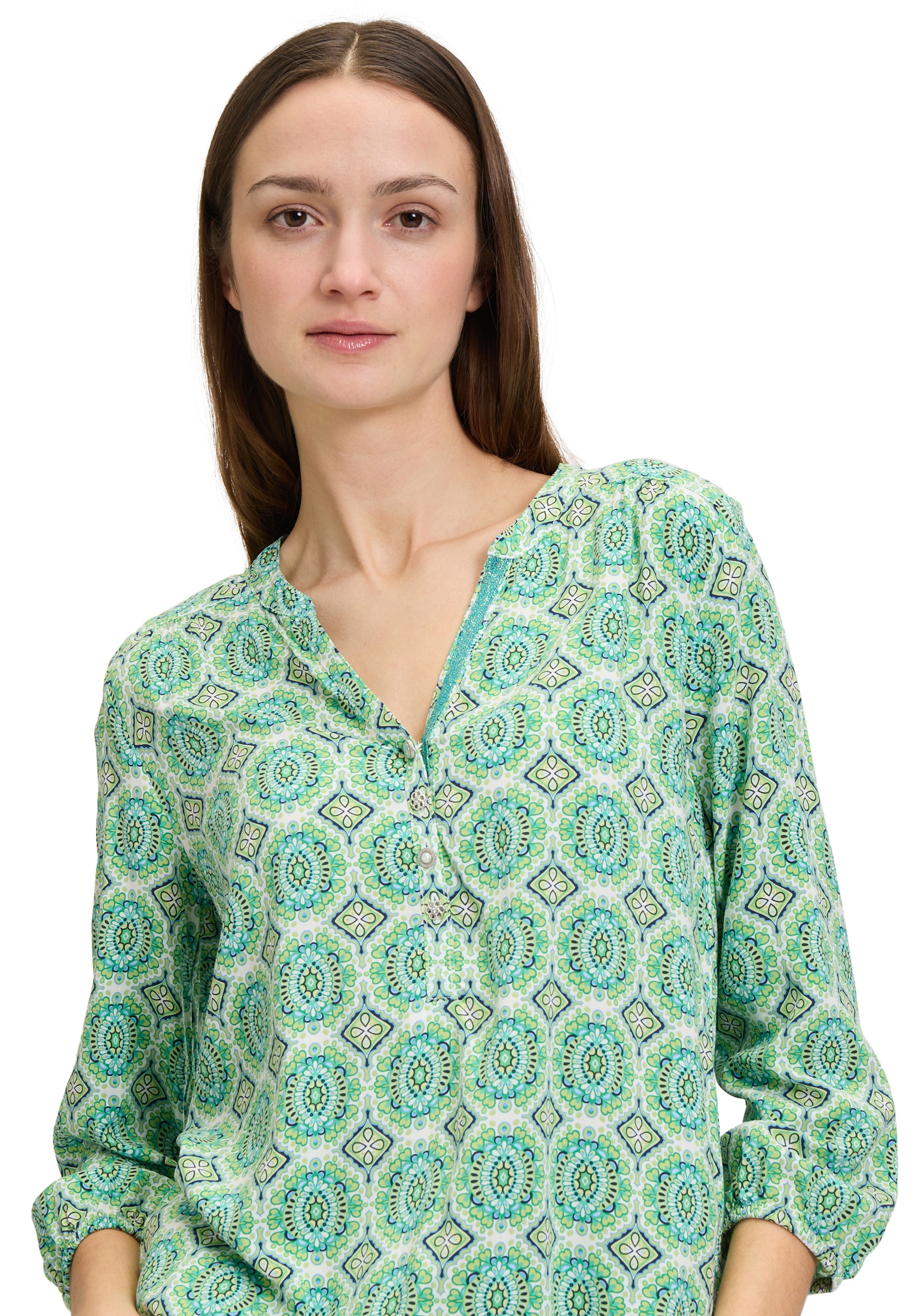 Cartoon Schlupfbluse »Cartoon Damen Casual-Bluse mit Muster«