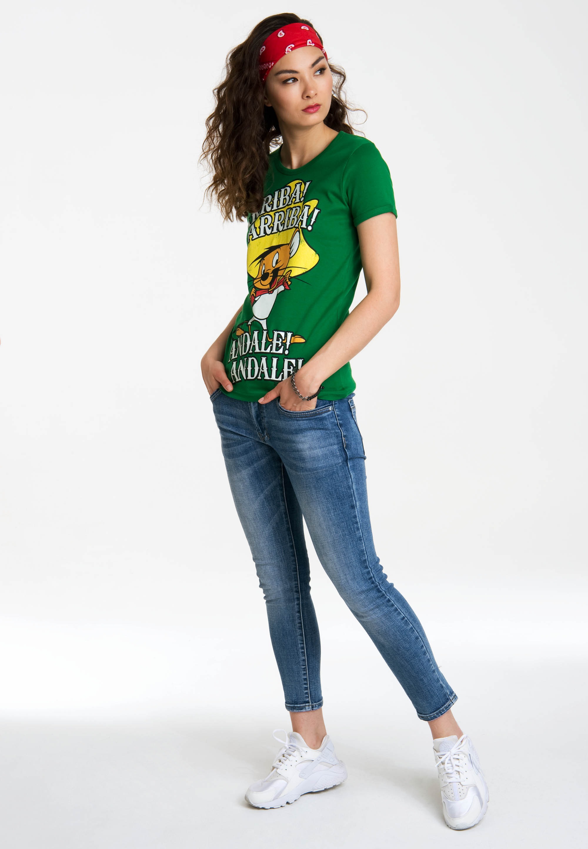 LOGOSHIRT T-Shirt »Looney Tunes – Arriba! Andale!«, mit lizenzierten Originaldesign