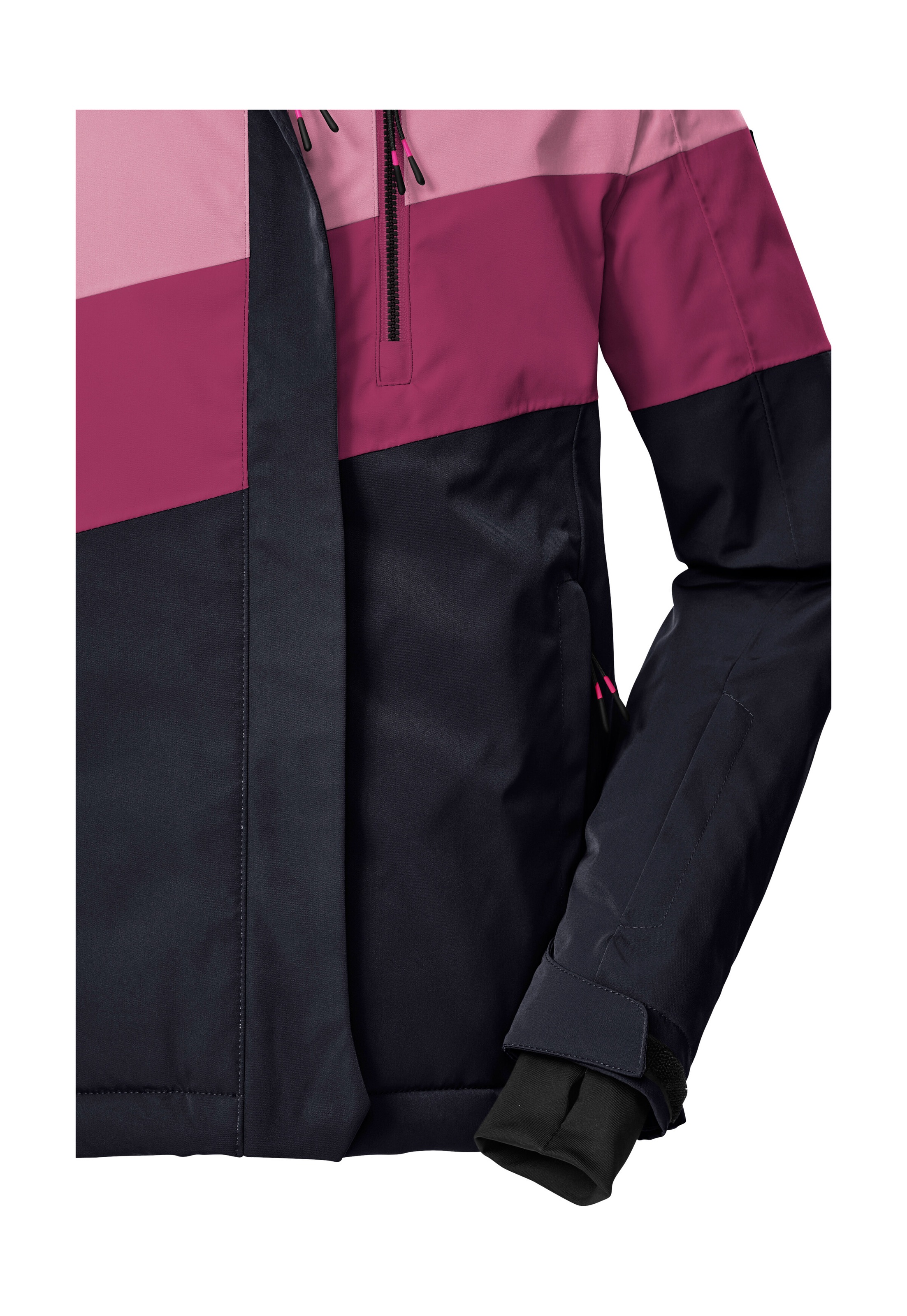Killtec Skijacke »KSW 197 GRLS SKI JCKT«, Wasserdicht, atmungsaktiv, verstellbare Kapuze, viele Taschen