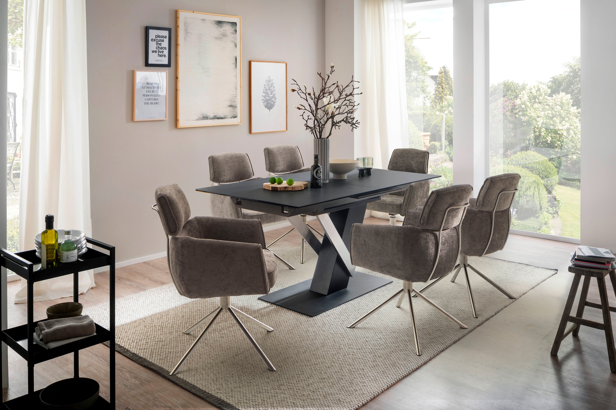KG furniture »QUEBEC«, MCA St., (Set), 2 BAUR Belastbarkeit | Drehstuhl, Esszimmerstuhl 120