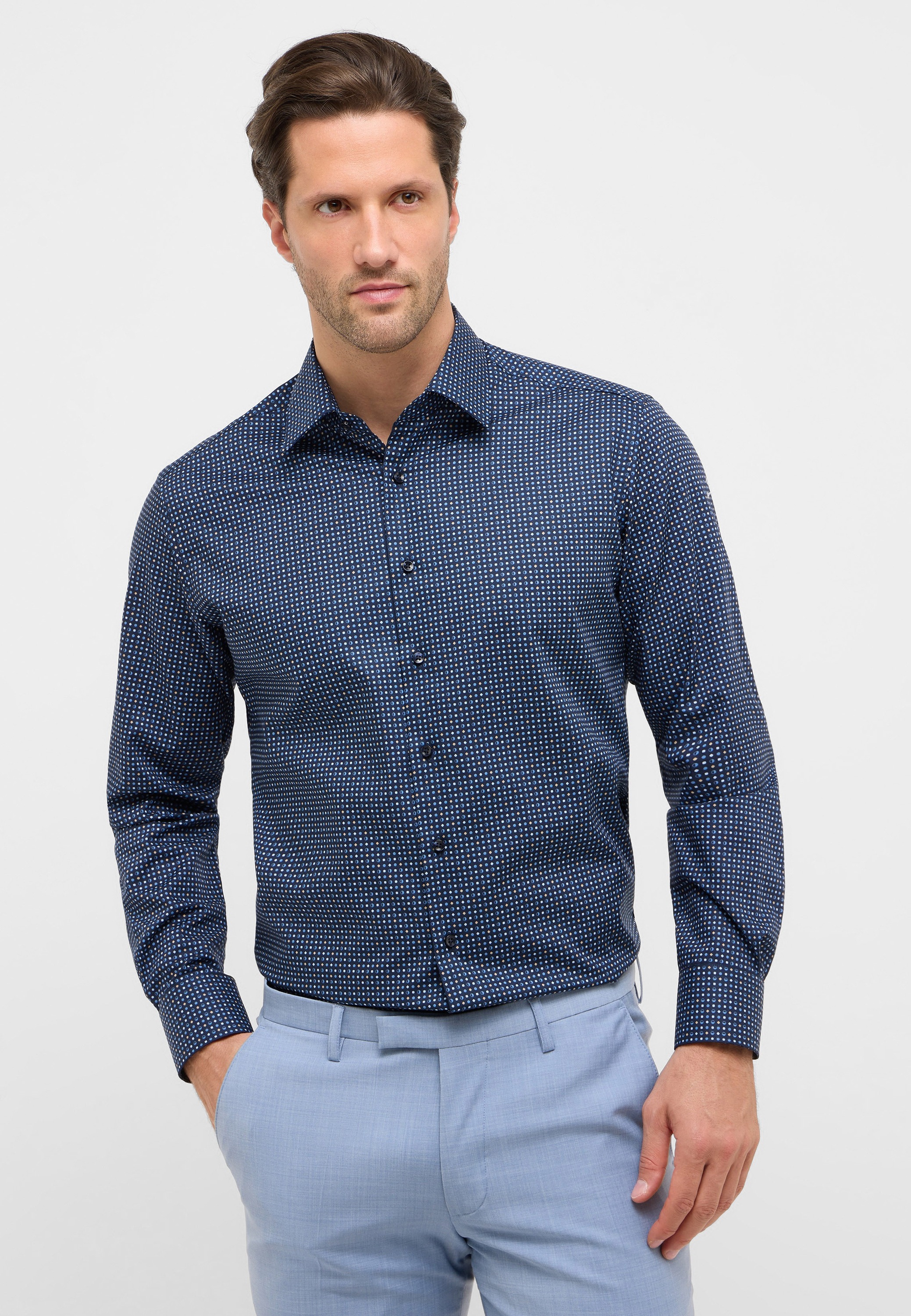 Eterna Langarmhemd "MODERN FIT" NON IRON (bügelfrei) günstig online kaufen