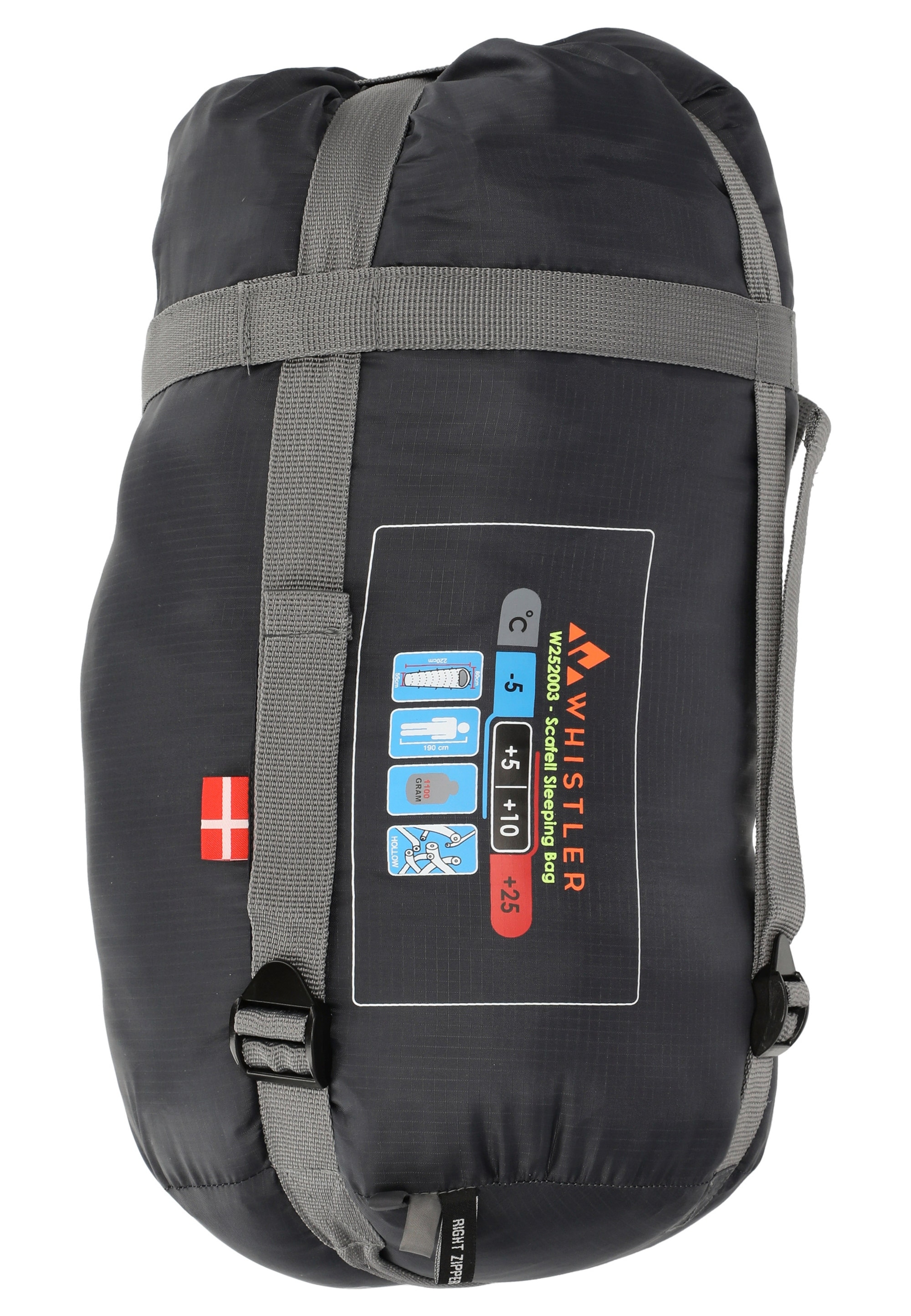 WHISTLER Trekkingschlafsack »Scafell«, ideale Wahl für Outdoor- und Campingabenteuer