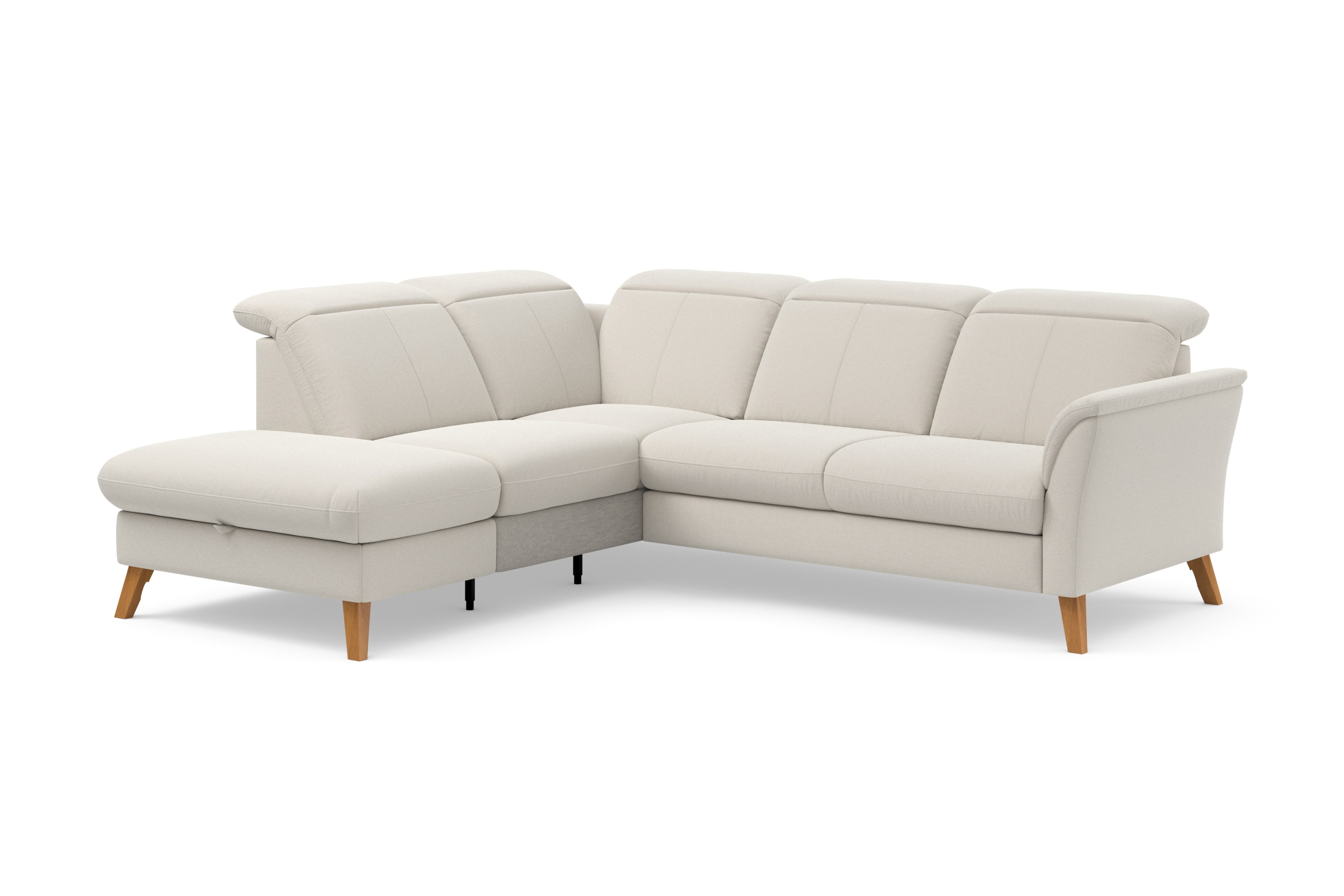 Thumbnail - sit&more Ecksofa "Romero L-Form" wahlweise mit oder ohne TV-Funktion, Bettfunktion, Bettkasten