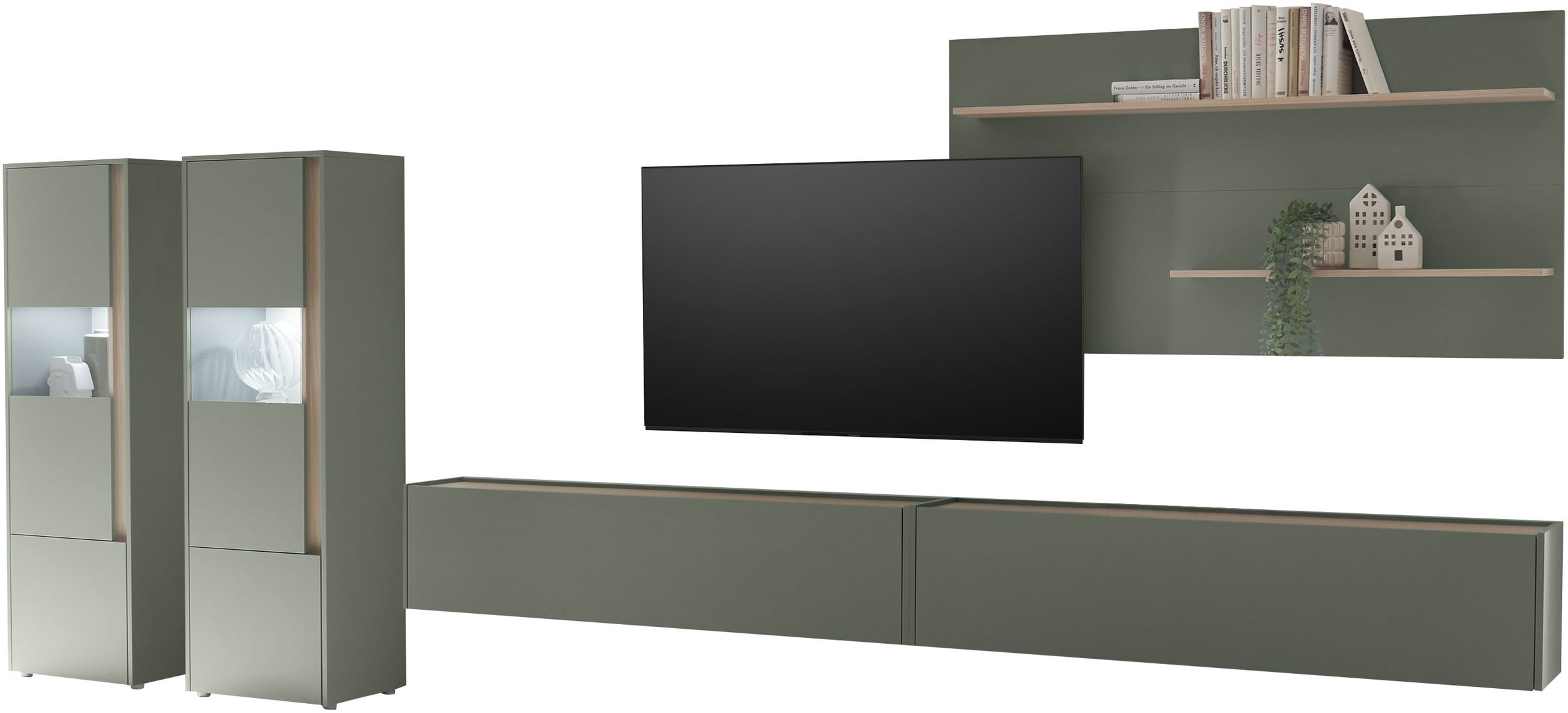 INOSIGN Wohnwand "City/Giron, moderne Anbauwand, Komplettset in vielen Farb günstig online kaufen