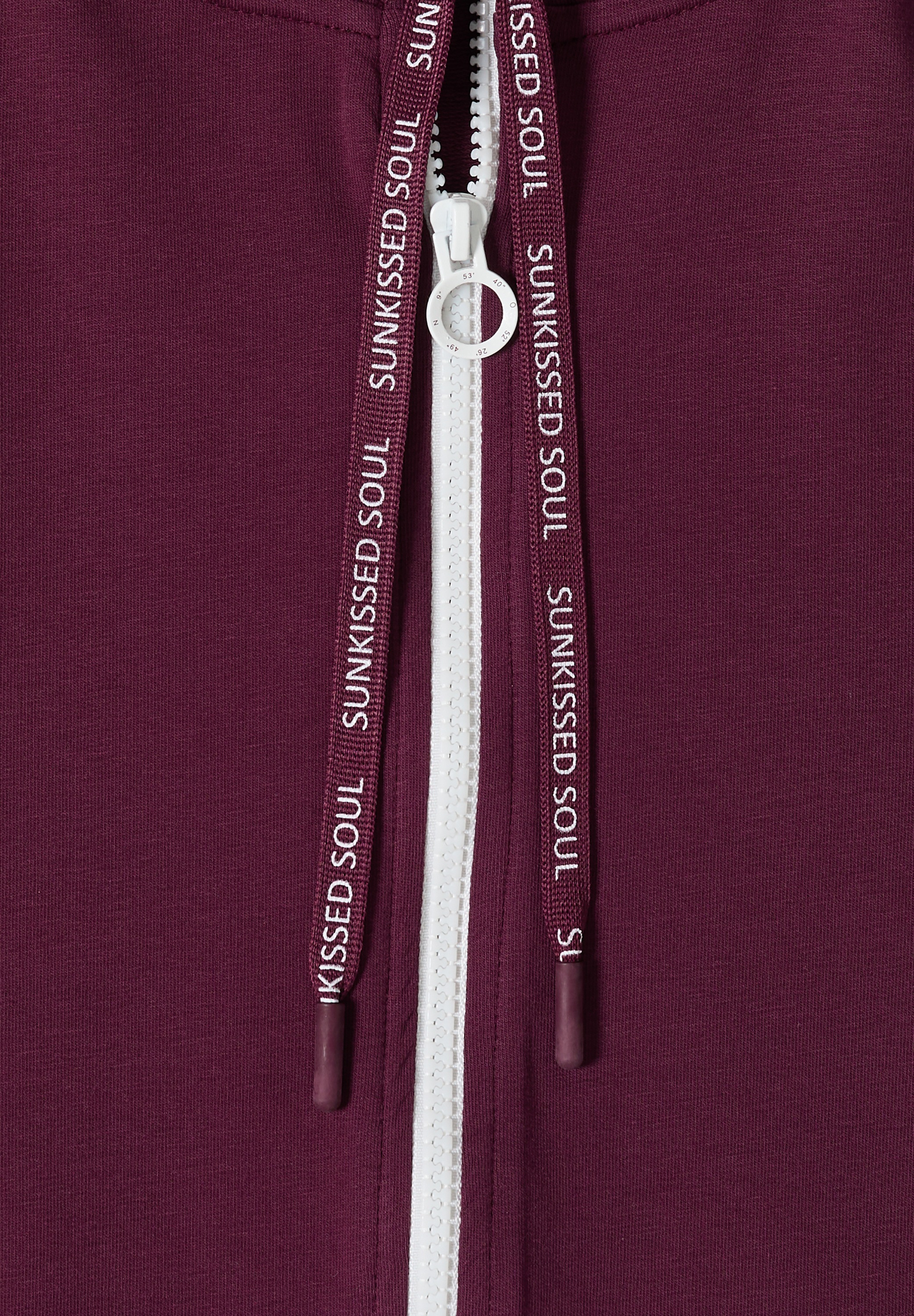 Cecil Sweatjacke mit Stehkragen
