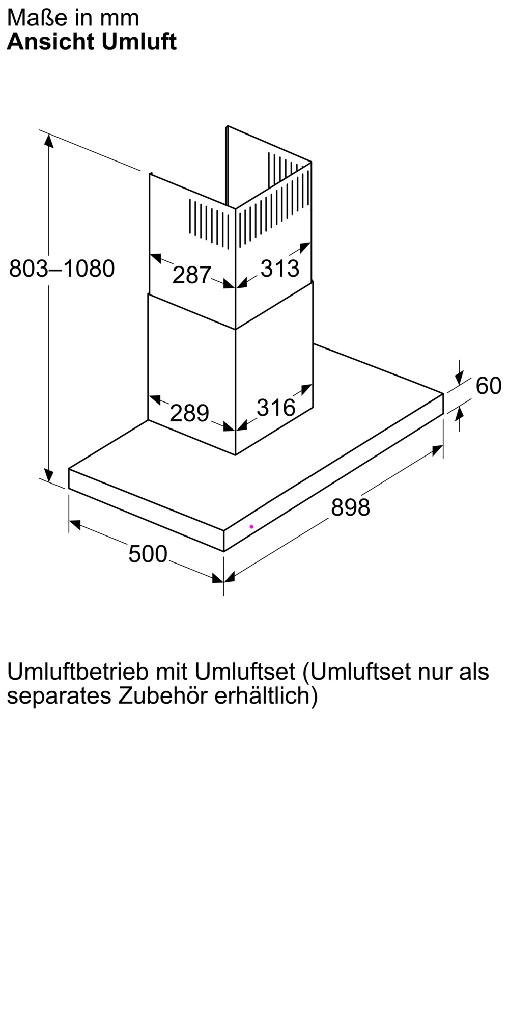 NEFF Wandhaube »D95BCC2L0« Serie N 50