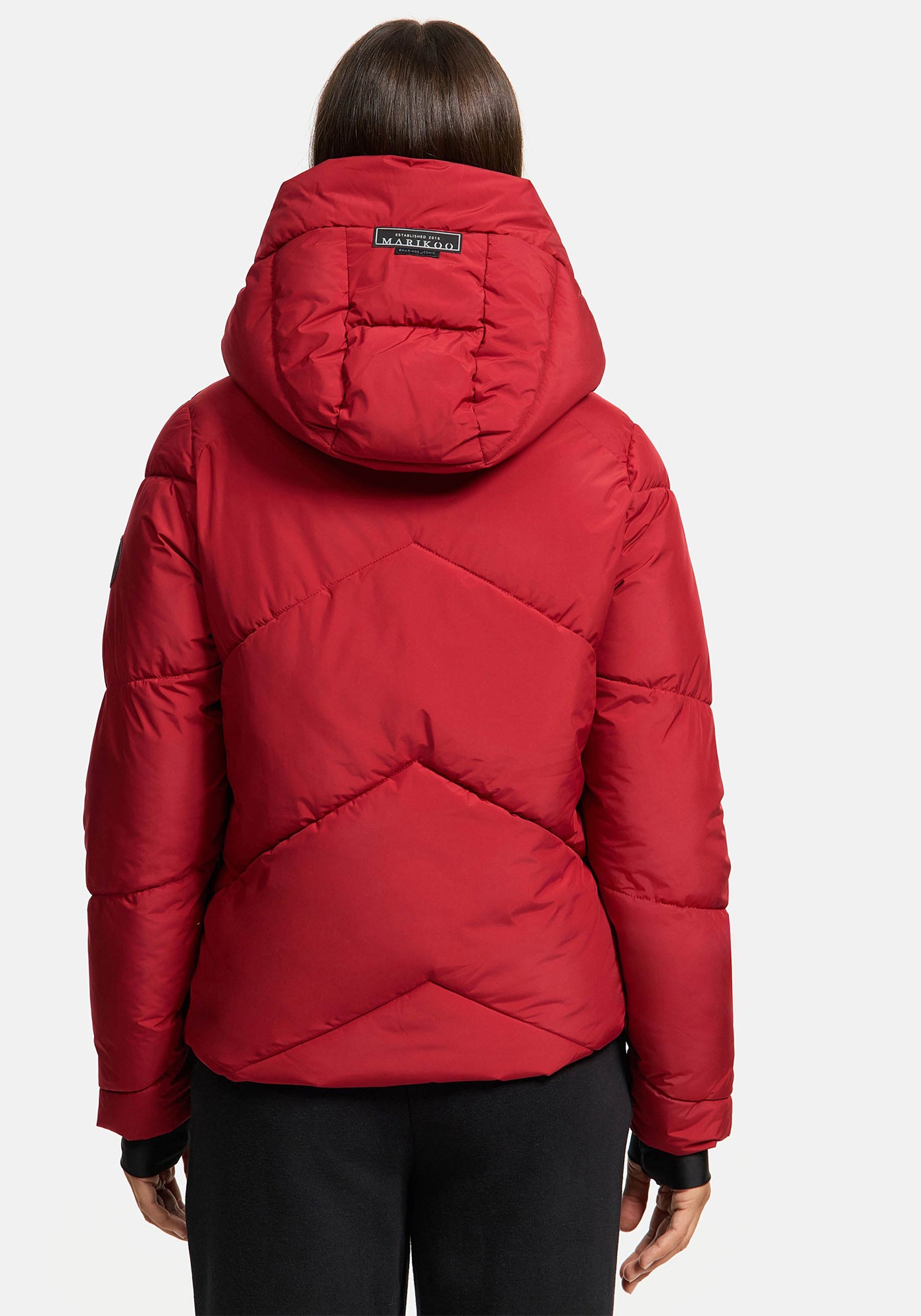 Marikoo Winterjacke »Simaraa«, mit abnehmbarem Kunstfellkragen