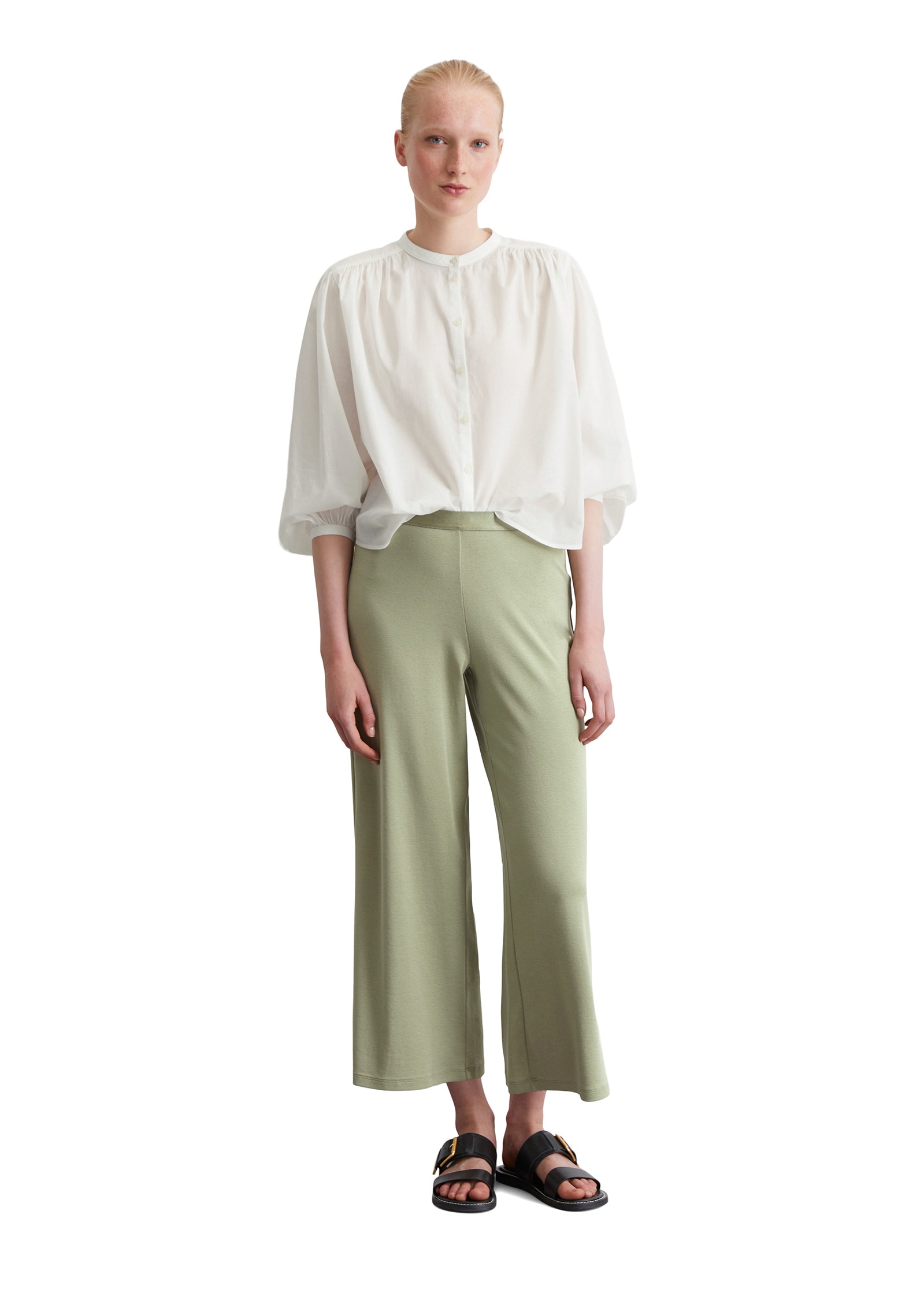 Marc O'Polo Jerseyhose »aus Feinripp-Jersey«