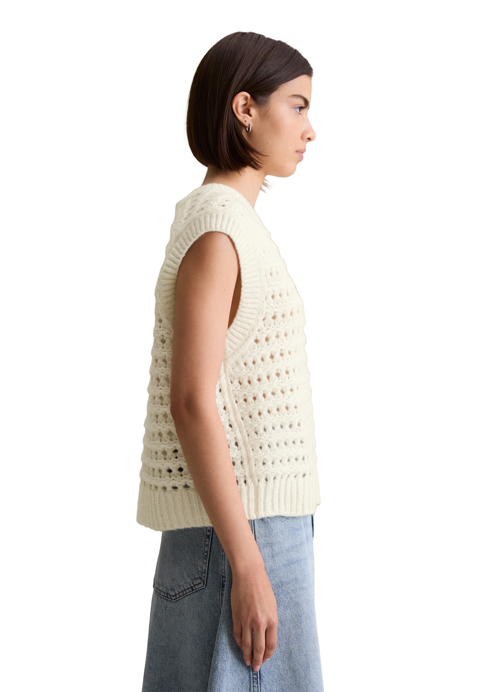 Marc O'Polo DENIM Rundhalspullover »aus softem Schurwolle-Mix«