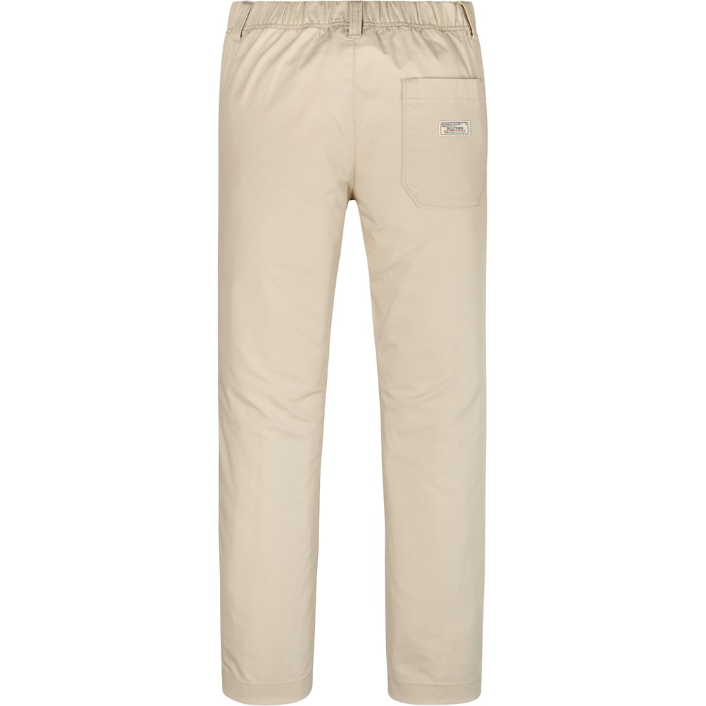 Tommy Hilfiger Schlupfhose »POPLIN LONG PANTS«, Baby bis 2 Jahre, Taillenbund auf Gummizug