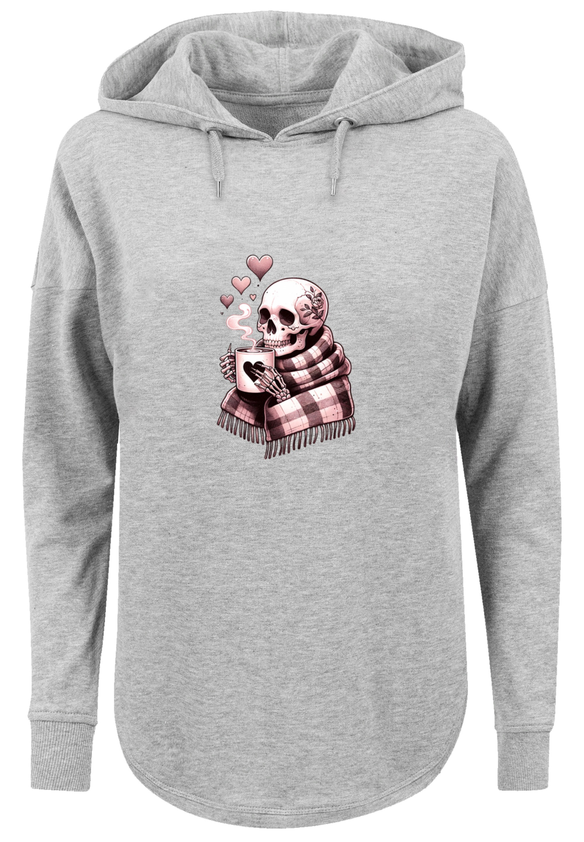 F4NT4STIC Kapuzenpullover »Cozy Winter Skelett«, Premium Qualität