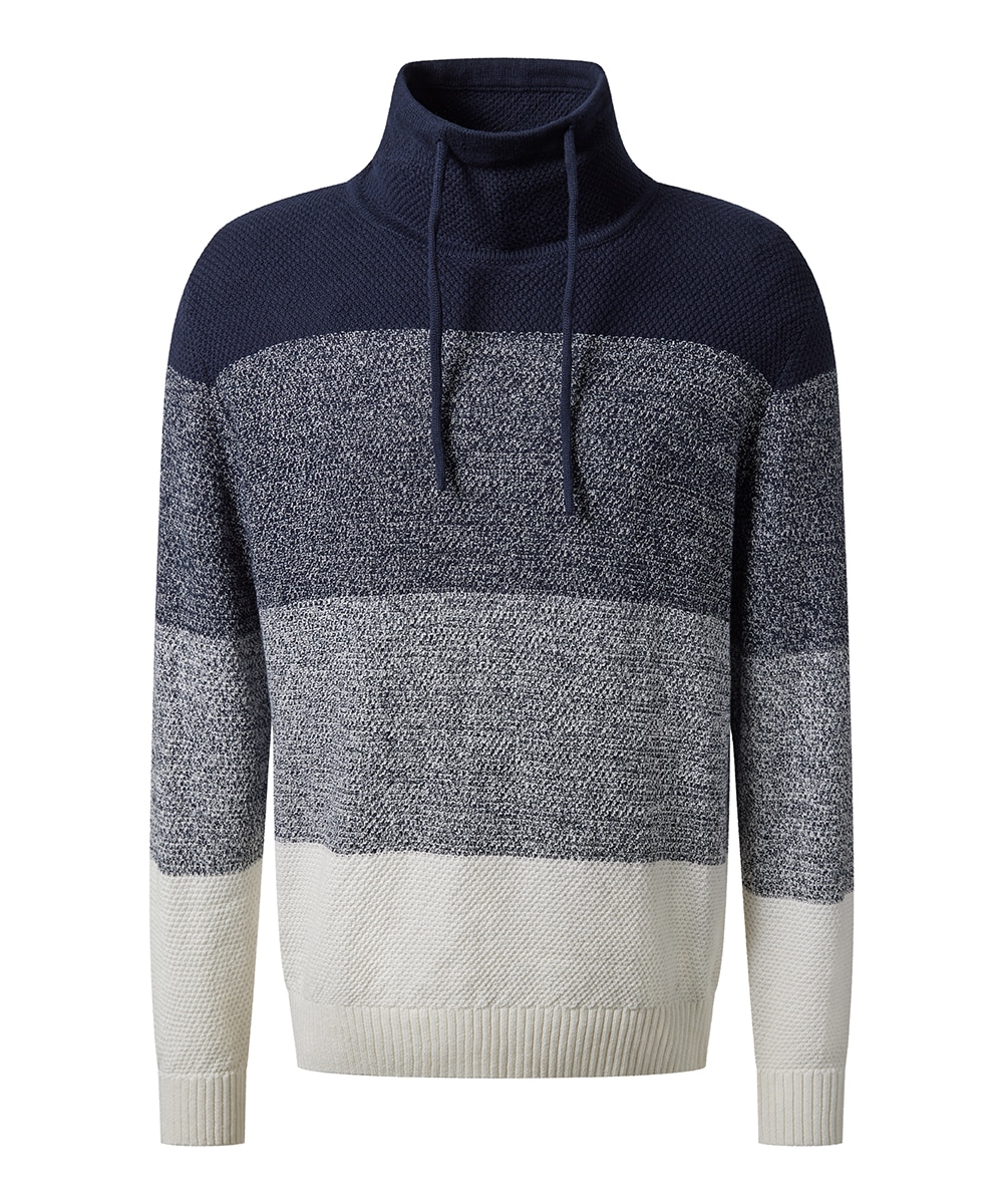 Pioneer Authentic Jeans Strickpullover "Knit 1/1 Cowl neck b" mit Stehkrage günstig online kaufen