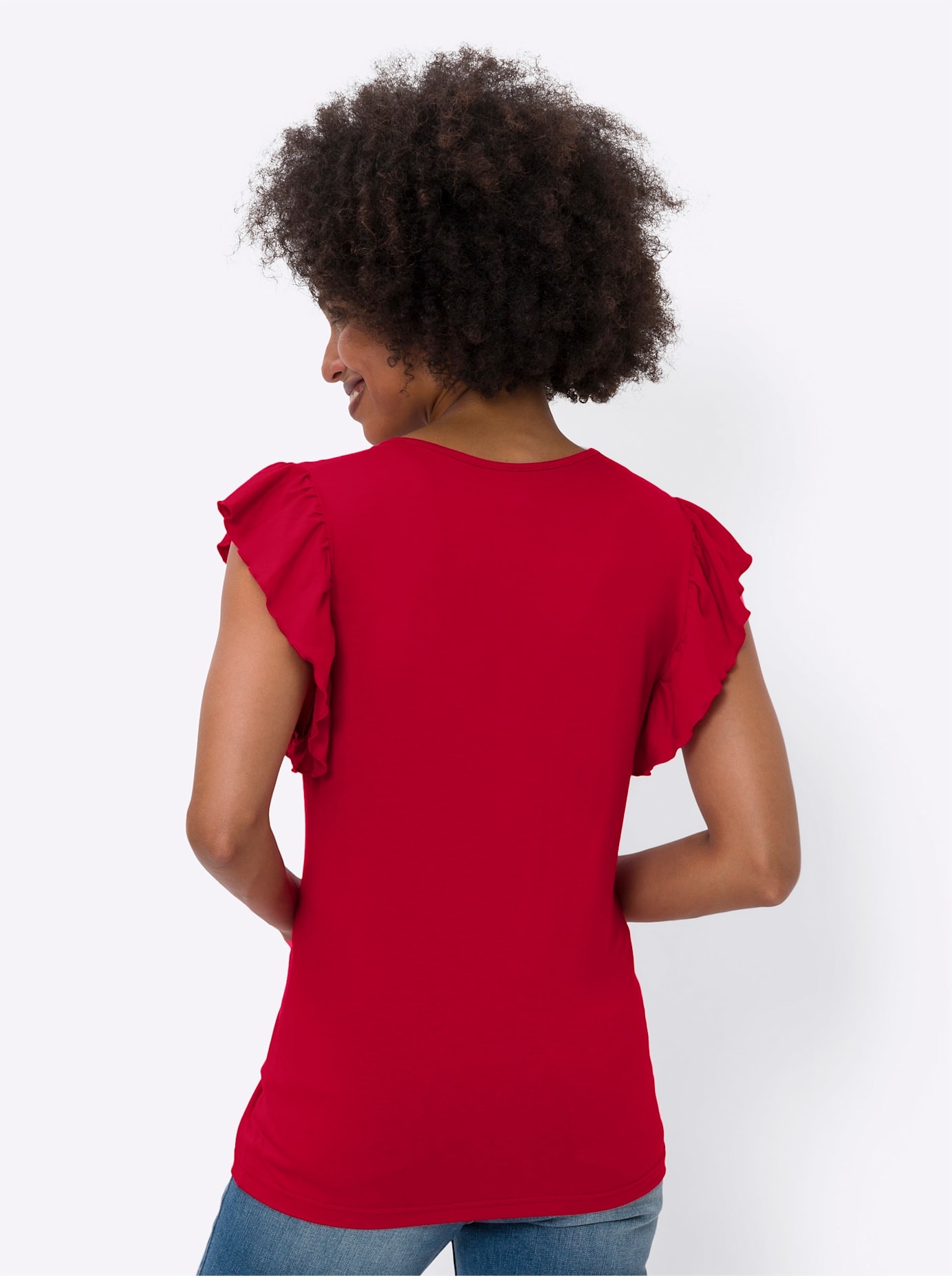 heine V-Shirt »Shirt«, (1 tlg.)