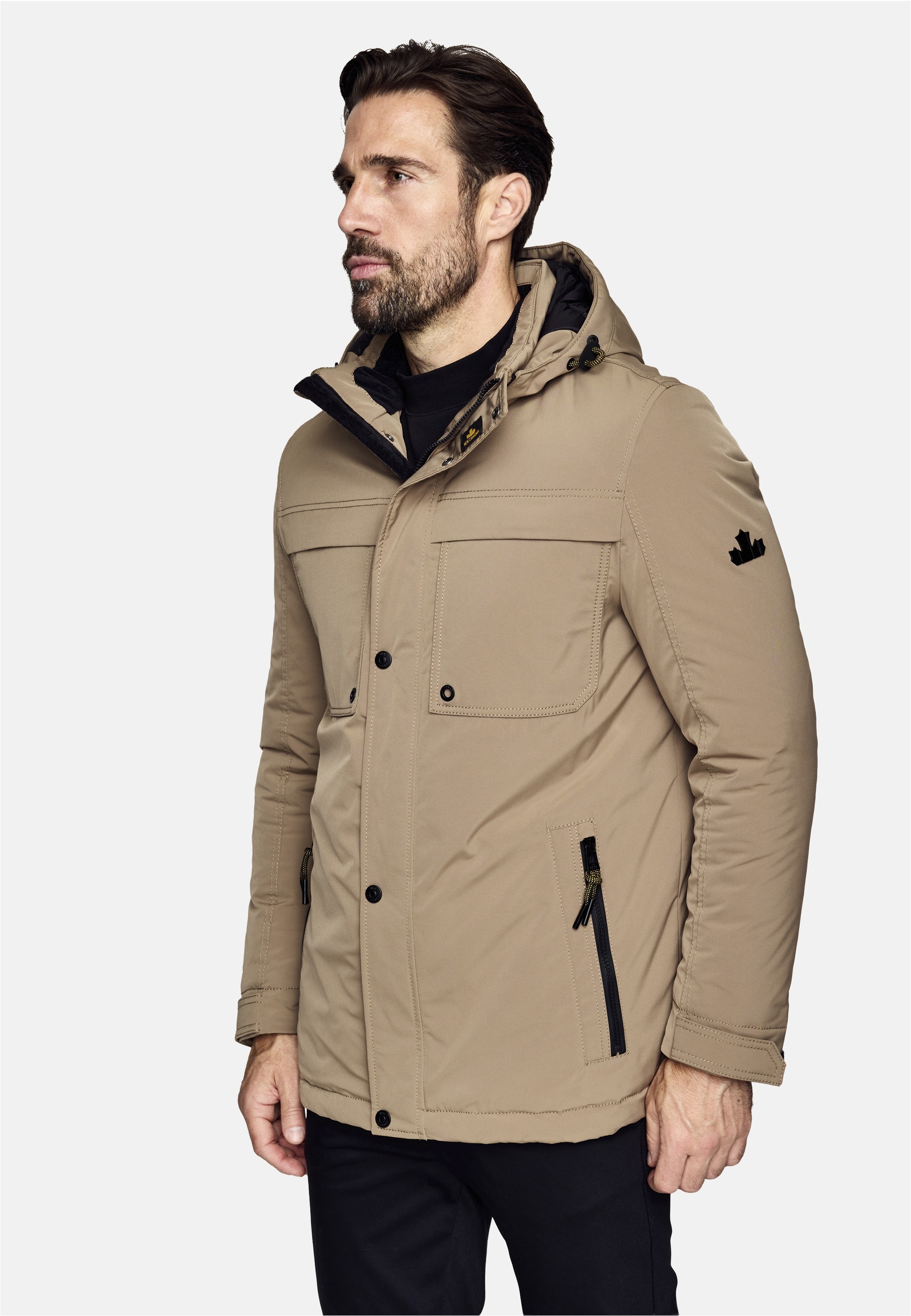 New Canadian Outdoorjacke »CO-3«, mit Fleece-Einsatz am Innenkragen