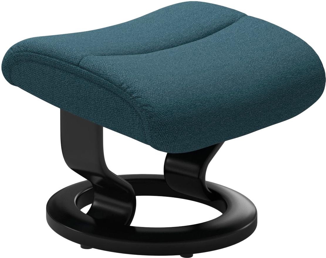 Stressless® Relaxsessel »View«, (Set, Relaxsessel mit Hocker), mit Classic Base, Größe M,Gestell Schwarz
