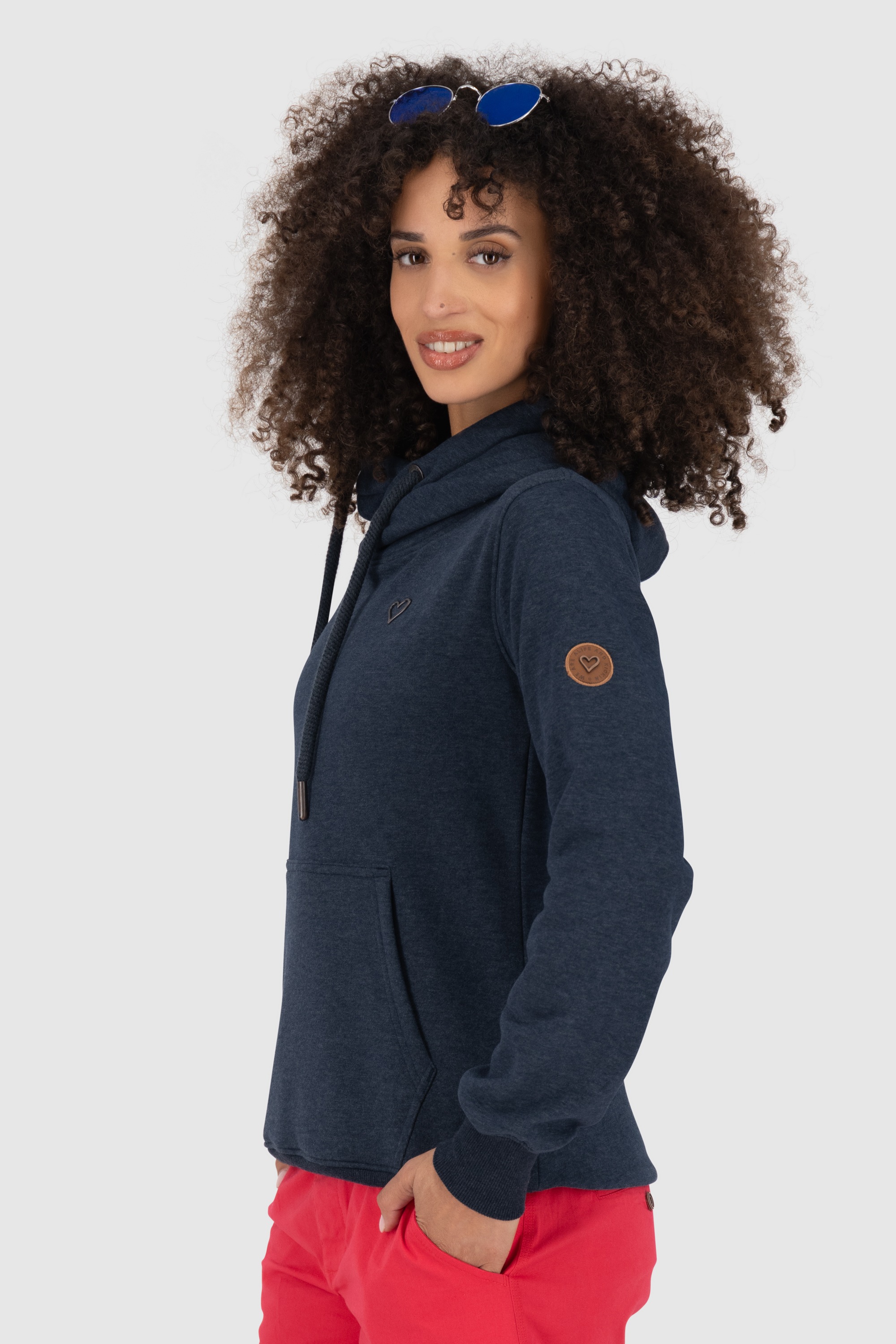 Alife & Kickin Kapuzensweatshirt »Damen SarahAK A«, Hoodie Kapuzenpullover, Sweatshirt mit Kapuze und Kängurutasche