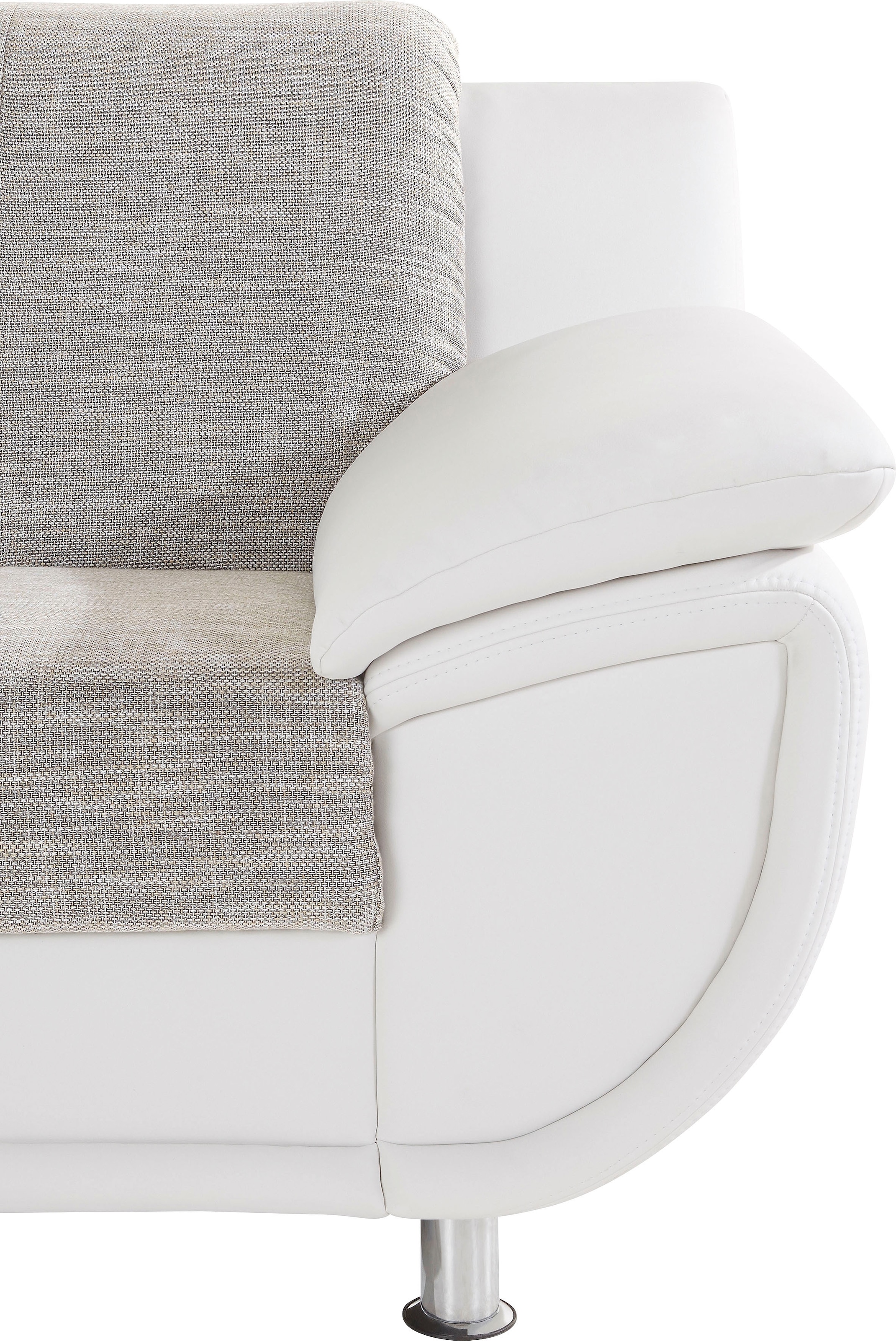 TRENDMANUFAKTUR Sessel »Rondo 3, Loungesessel«, wahlweise mit komfortablem Federkern, mit extra breiten Armlehnen