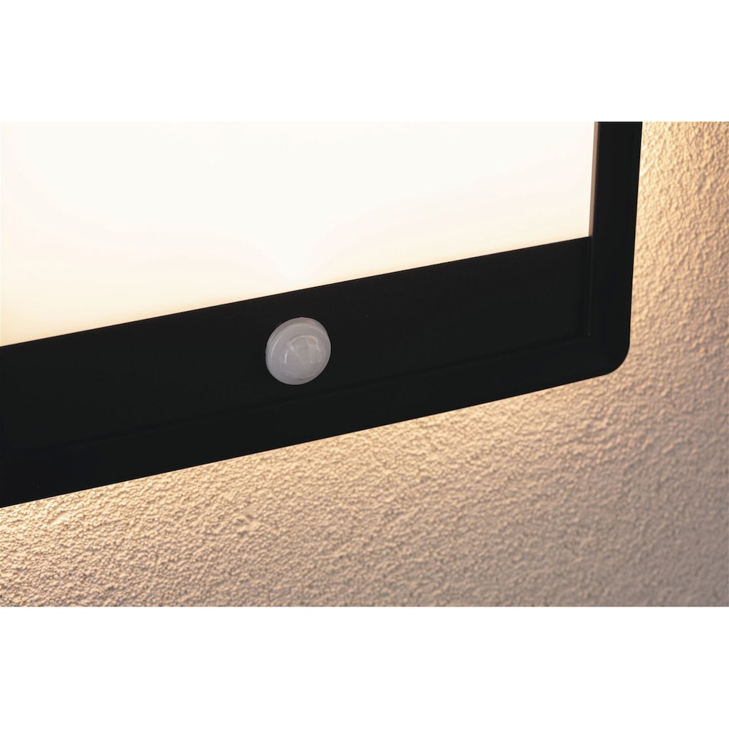 Paulmann LED Außen-Wandleuchte »Außenpanel Lamina IP44 eckig 250x47mm 14W 920lm 230V Kunststoff«, 1 flammig-flammig