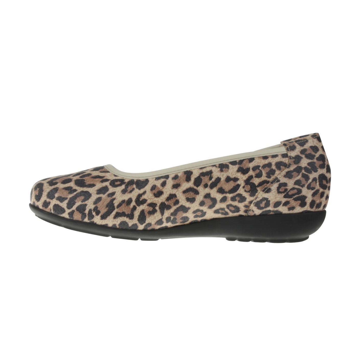 Natural Feet Ballerina »Jasmin«, mit Leopardenprint