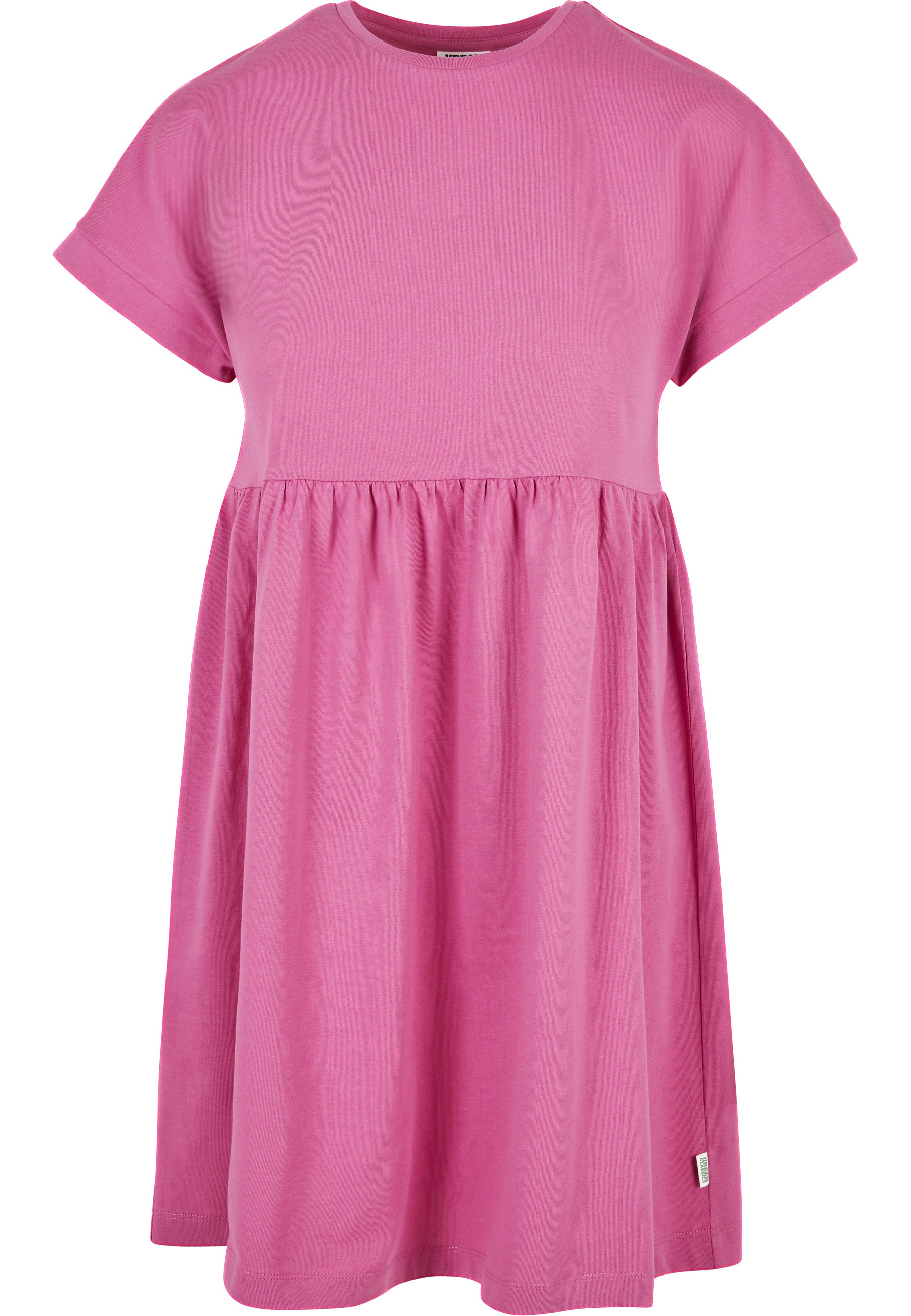 URBAN CLASSICS A-Linien-Kleid "Urban Classics Damen Ladies Organic Empire Valance Tee Dress" 1 Stk. tlg.
