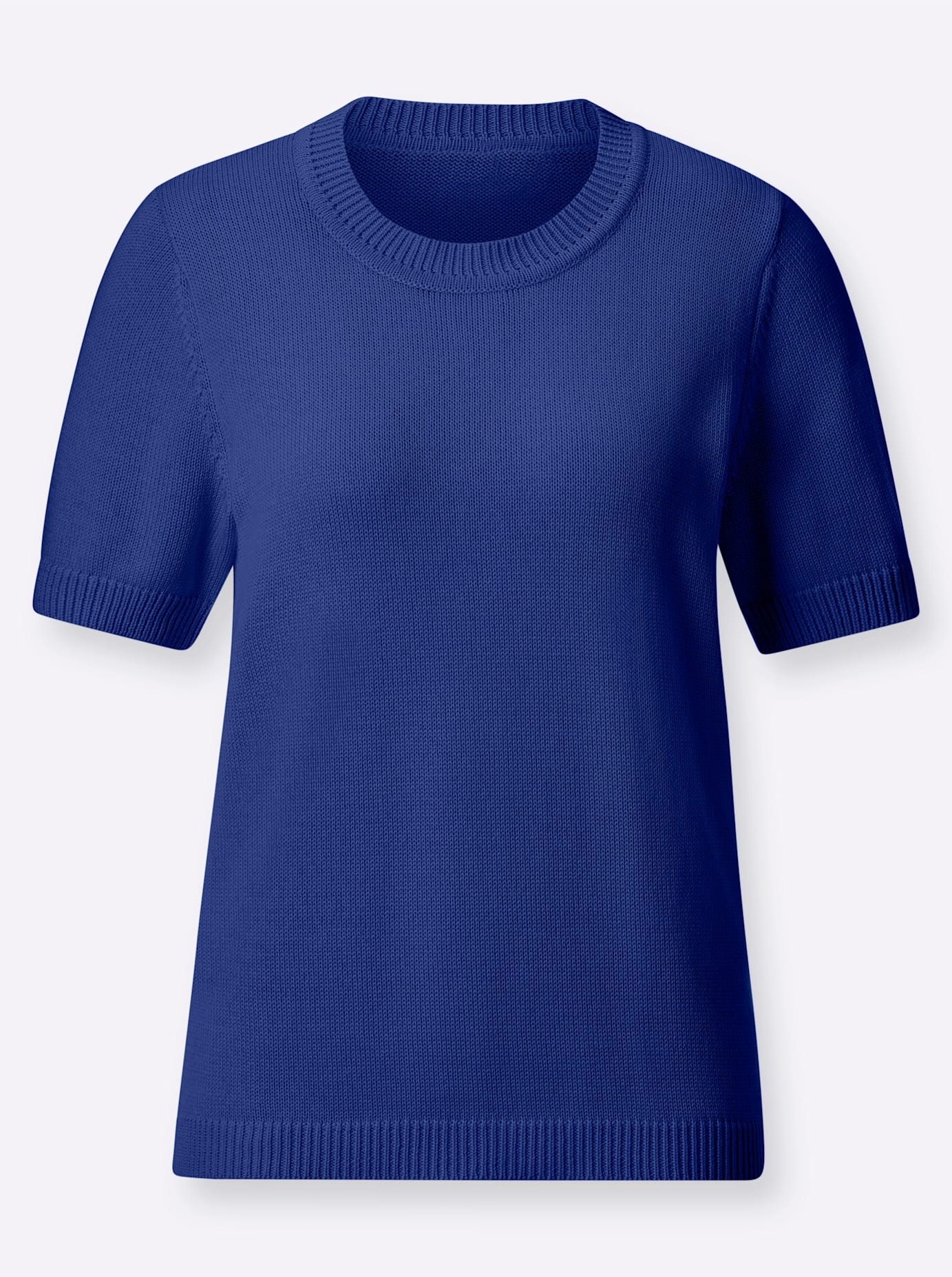 CASUAL LOOKS Pullover Short Sleeve Royal Blue 44 3