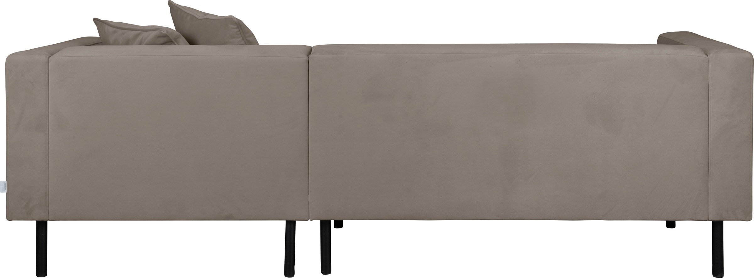 Home affaire Ecksofa »Lillibeth L-Form Designsofa, Maße B/T/H: 240/173/83 cm«, Zierkissen als Wendekissen, in Samtoptik oder Cord