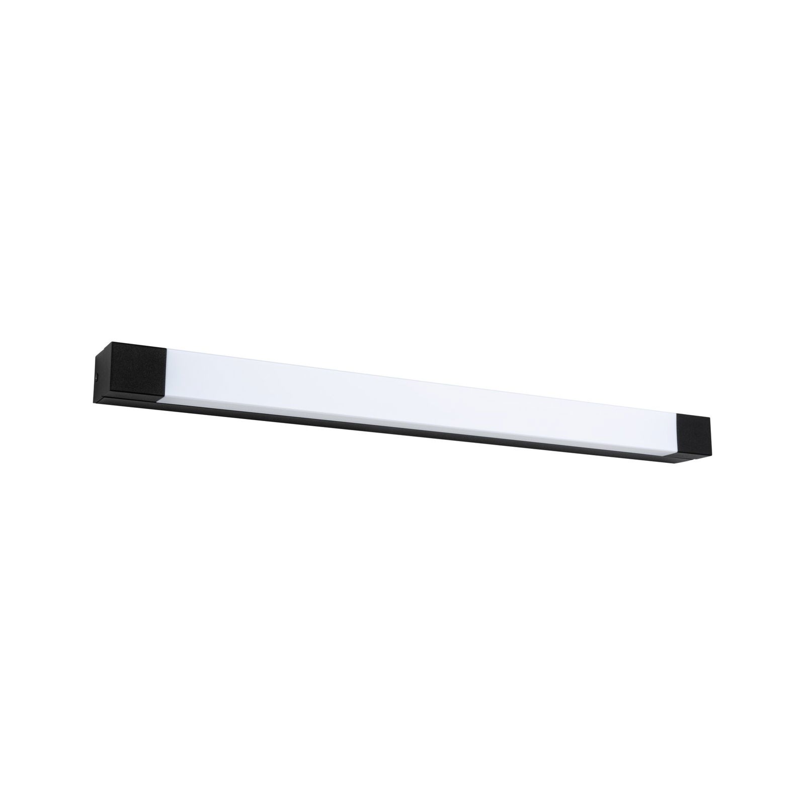 PAULMANN LED Spiegelleuchte "Selection Bathroom Spiegelleuchte Quasar IP44 3000K 230V 11,2W", 1, H: 4,5cm, 1 Stk., schwarz, Leuchten,