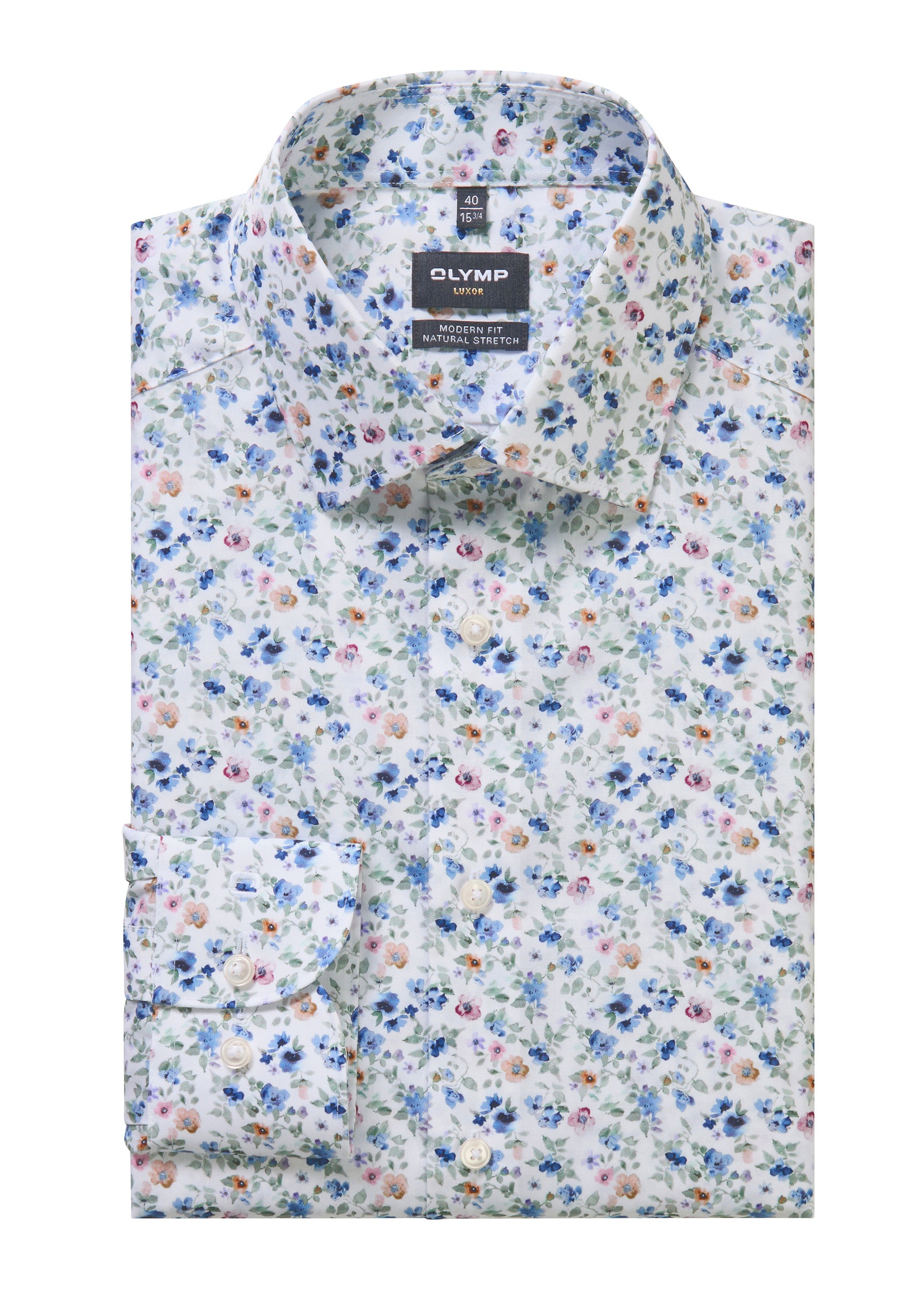OLYMP Businesshemd »OLYMP Luxor, modern fit, New Kent mit extra langem Arm«