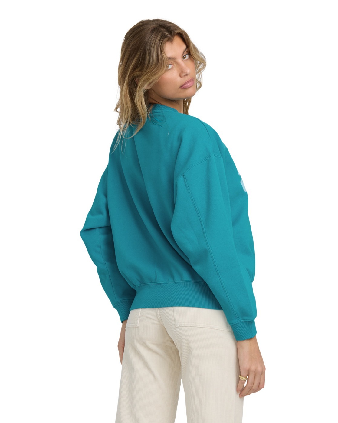 Sweatshirt BILLABONG "Mono Aloha Kendal", Damen, Gr. M, atlantis, Obermaterial: 60% Walkfrottier / 40% Microfaser;, Sweatshirts Sweatshirt