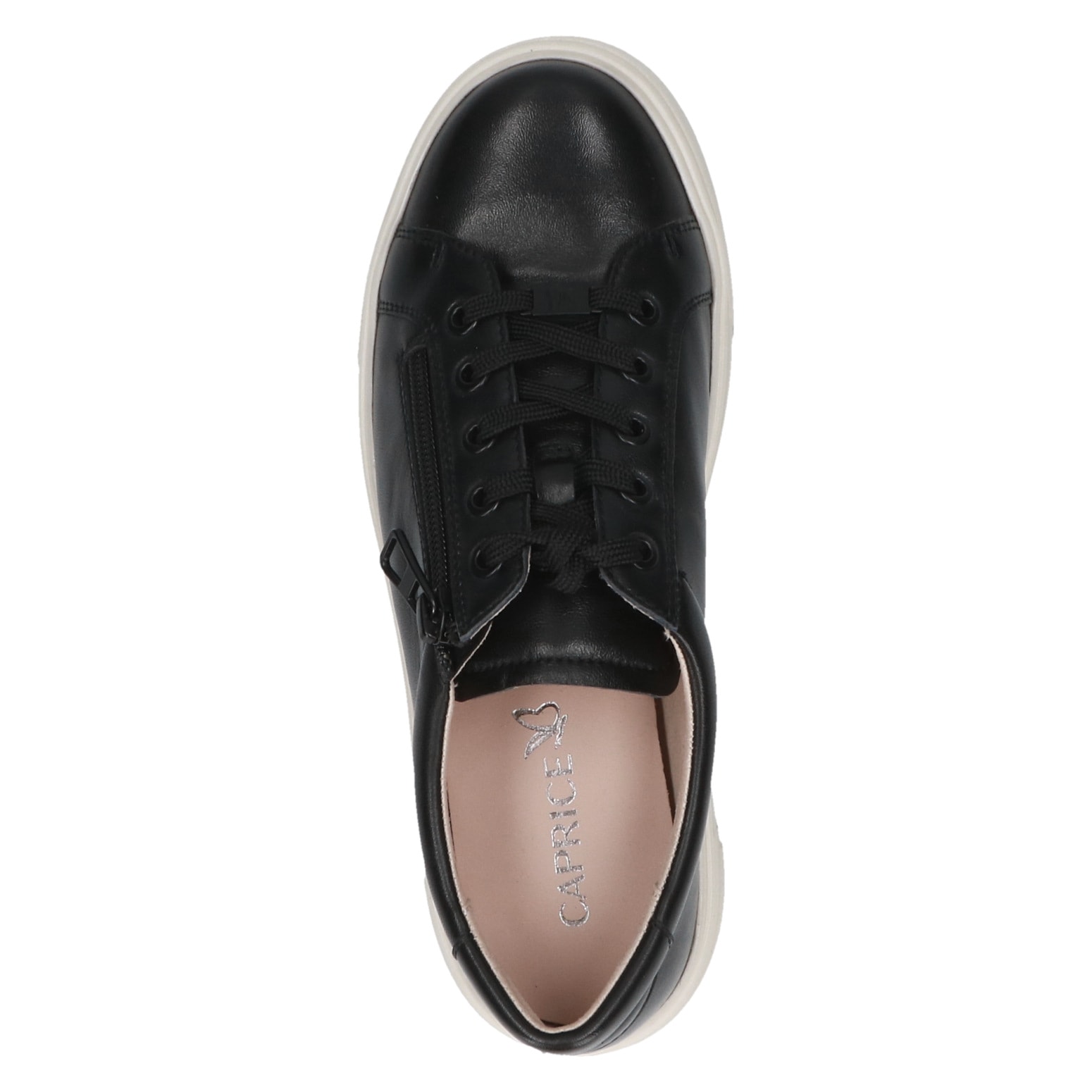 Caprice Plateausneaker, Freizeitschuh, Halbschuh, Schnürschuh mit Schaftrandpolsterung