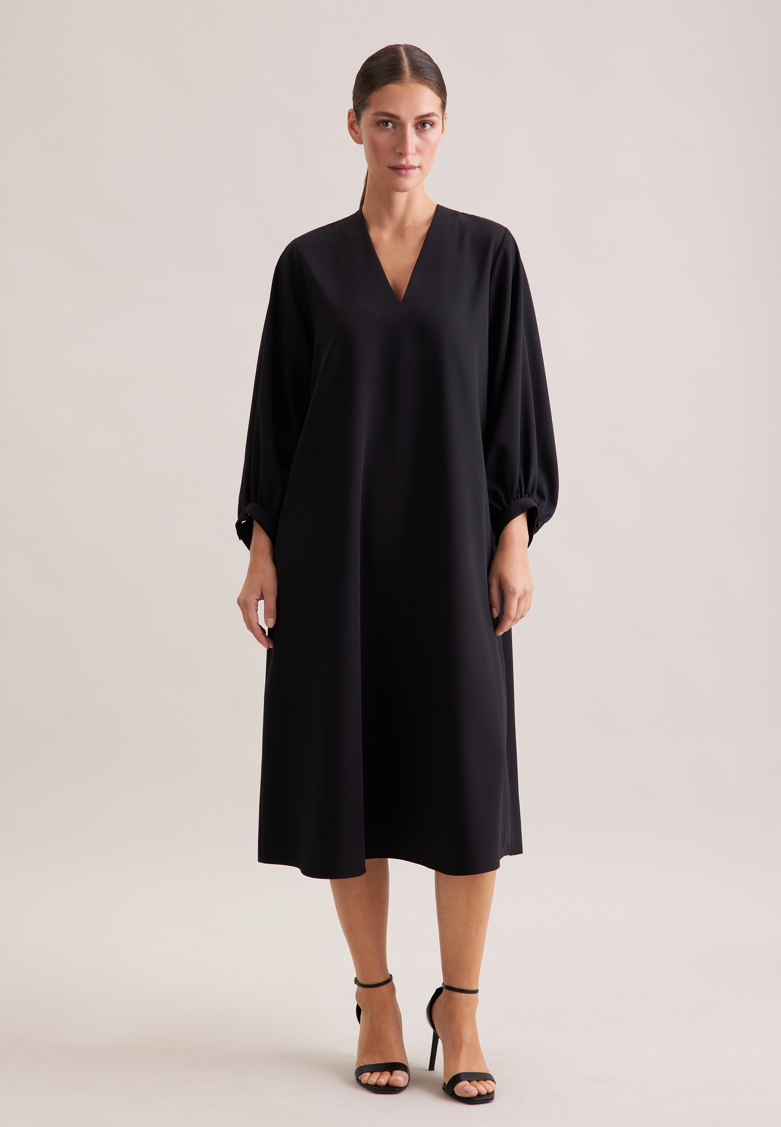 seidensticker Sommerkleid 1/1 V-Neck Uni