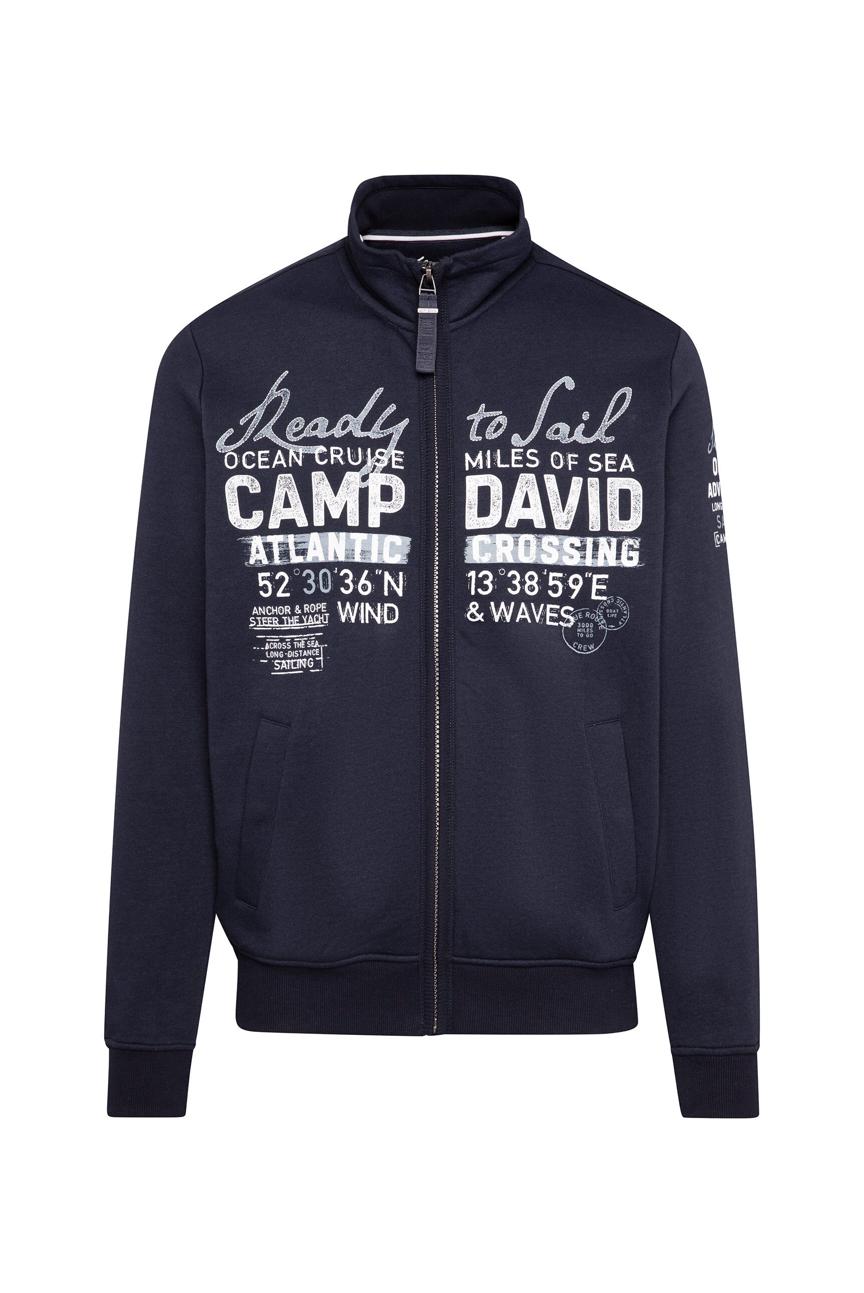 CAMP DAVID Sweatjacke, mit Stehkragen günstig online kaufen