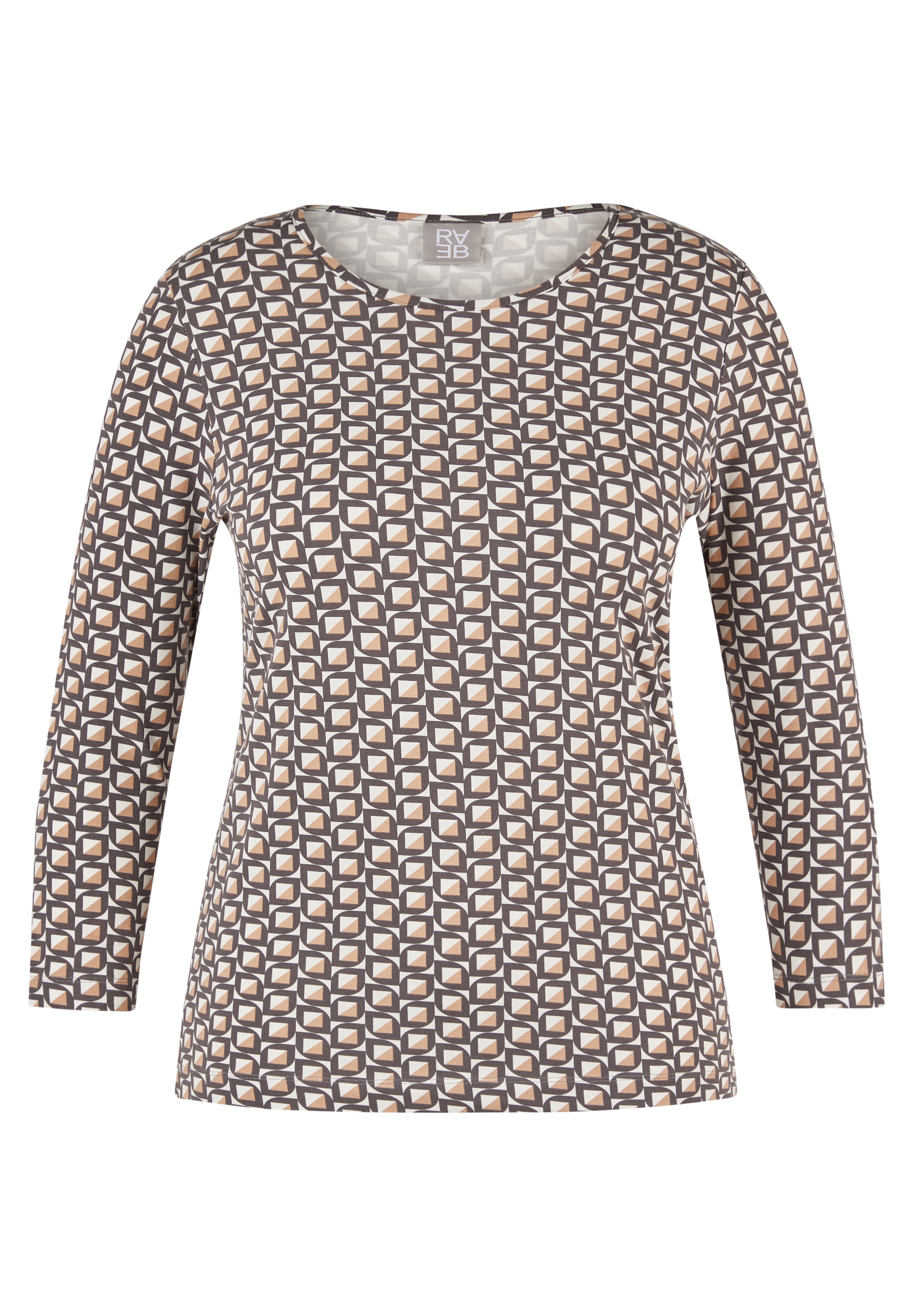 Rabe 3/4-Arm-Shirt mit Minimal Print