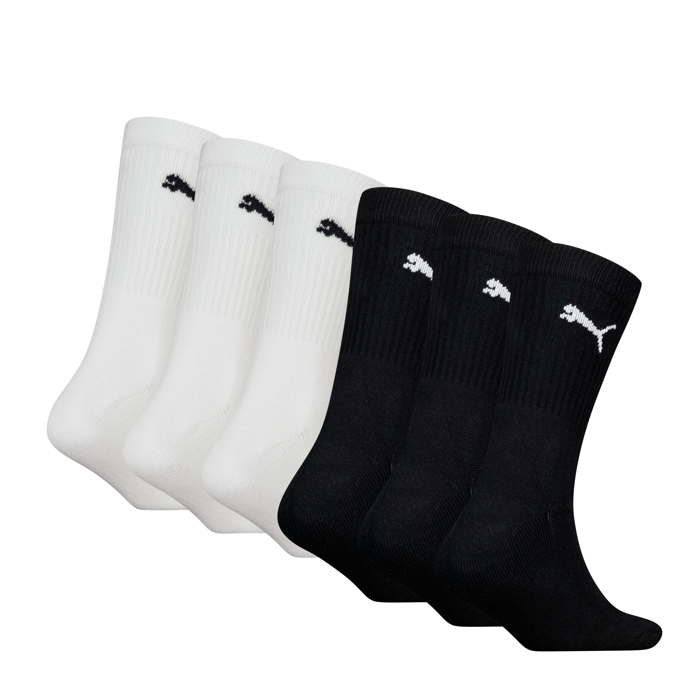 PUMA Socken "PUMA JUNIOR CREW SOCK 6P ECOM" 6 Paar, 6 Paar tlg. gepolsterte günstig online kaufen