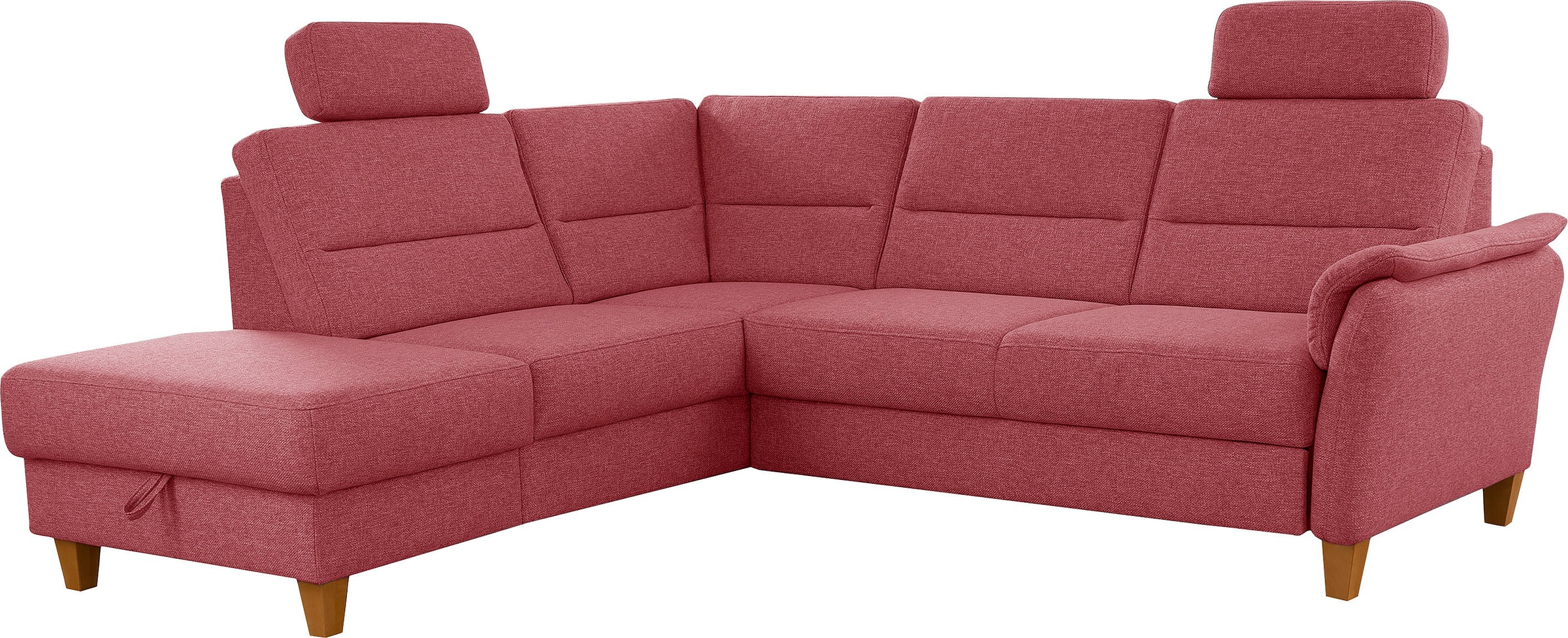 Home affaire Ecksofa »Palmera L-Form«, Federkern, wahlweise mit Bettfunktion und mit/ohne Stauraum