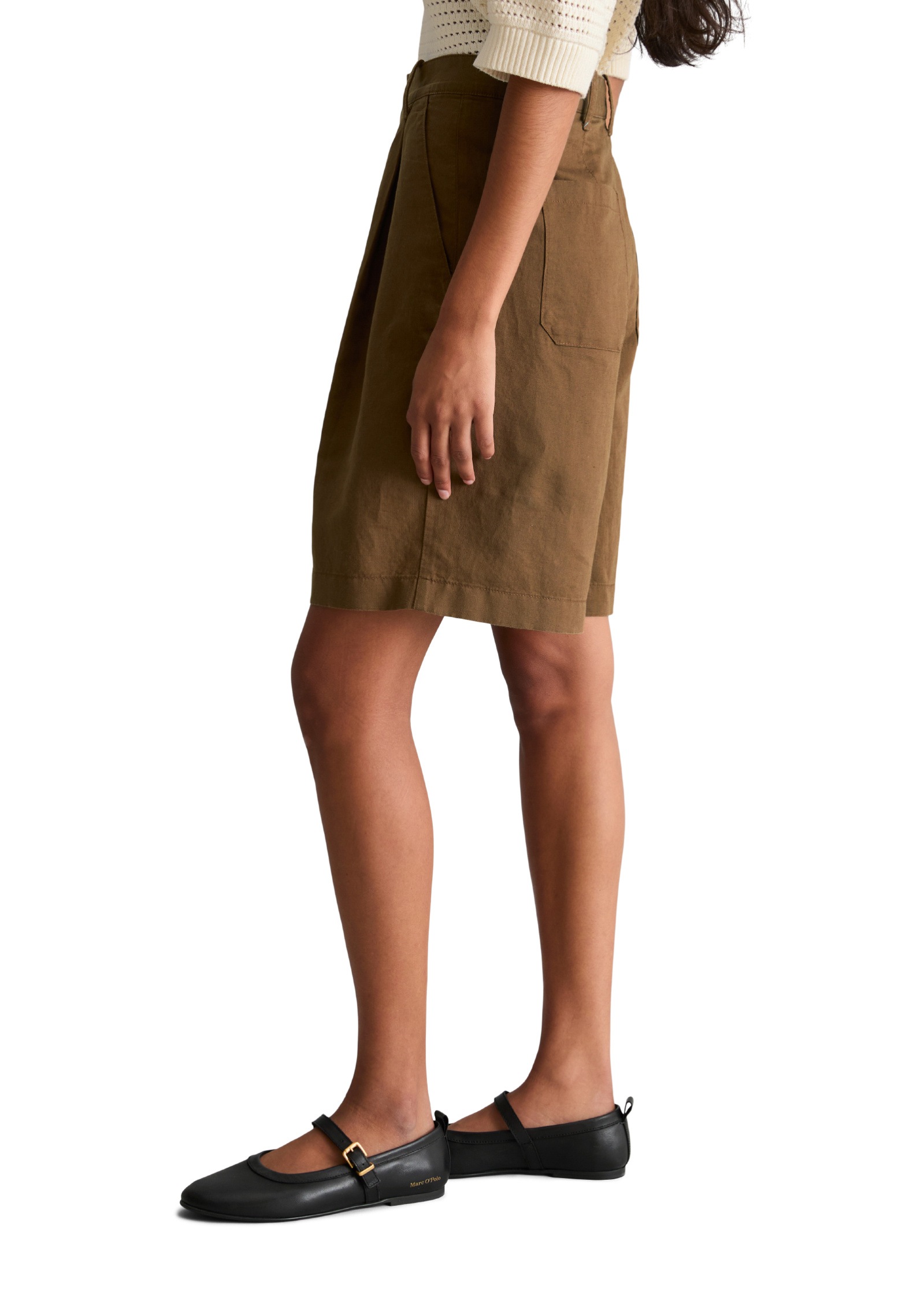 Marc O'Polo DENIM Shorts »aus Leinen-Baumwolle-Mix«