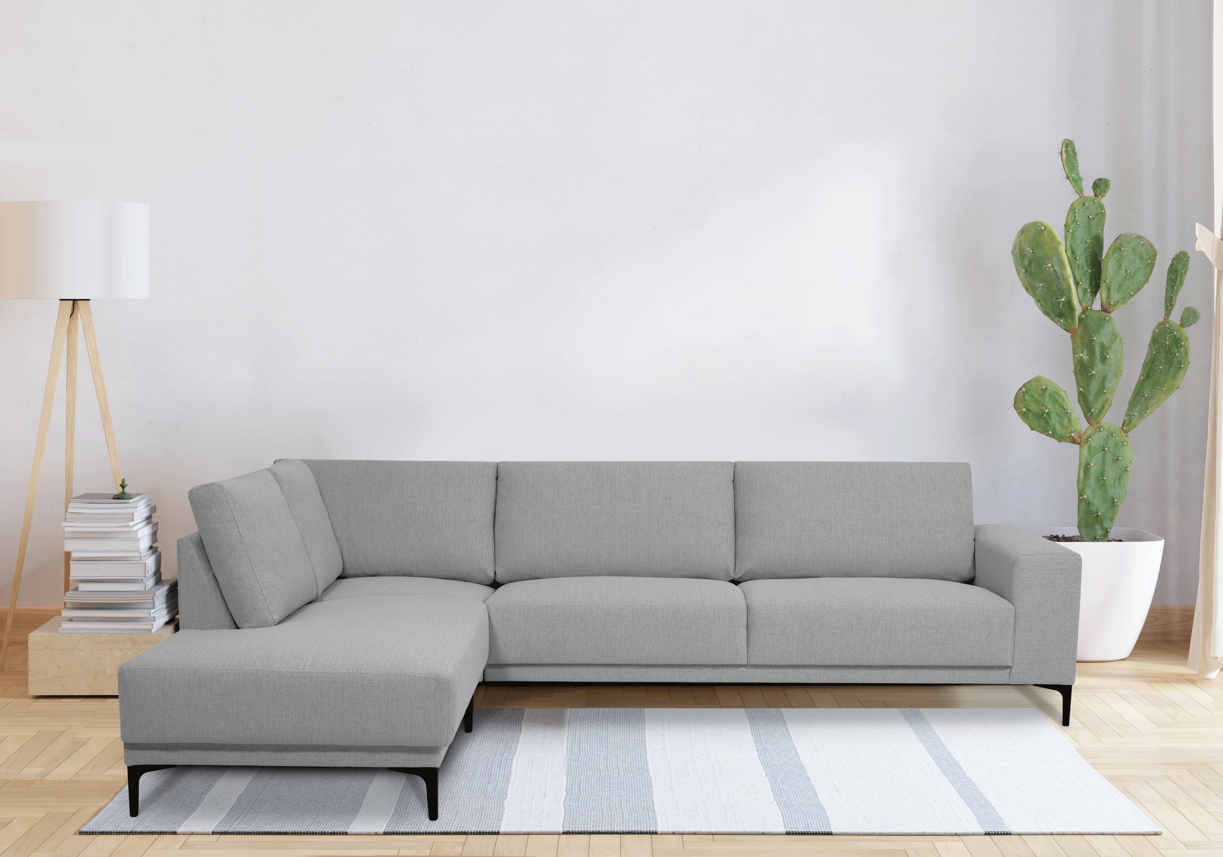 Places of Style Ecksofa "Xander, L-Form,", Breite 289 cm, Webstoff, Soft-To günstig online kaufen