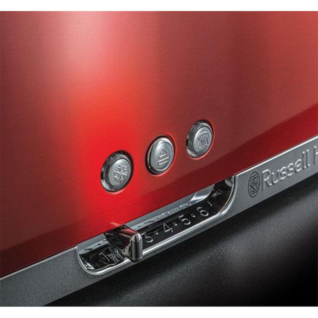 RUSSELL HOBBS Toaster »Luna Solar Red 23250-56«, 1 langer Schlitz, für 2 Scheiben, 1420 W